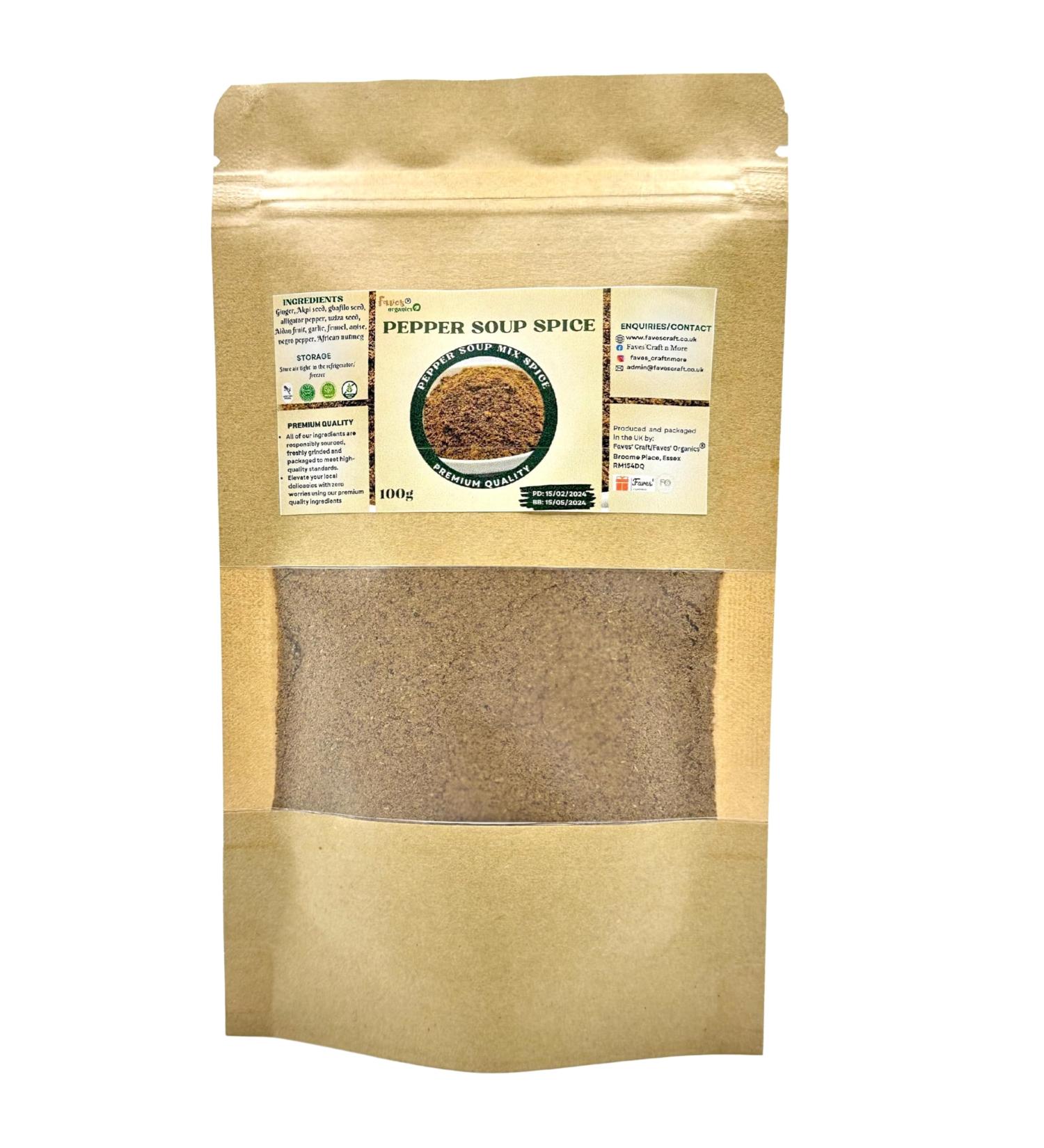 Pepper Soup Spice Premium Quality Nigeria Pepper Soup Spice Blend (100g pouch x 5) 20 g (Pack of 5) - Buy Online on GoSupps.com