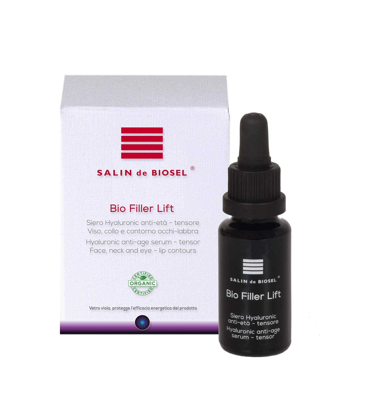 BIO FILLER LIFT Organic Serum Intensive Anti-aging Lifting and Plumping effect face/neck/eye area/lips 100% natural Hyaluronic Acid and polyphenols - Vegan - Made in ITALY - Buy Online on GoSupps.com
