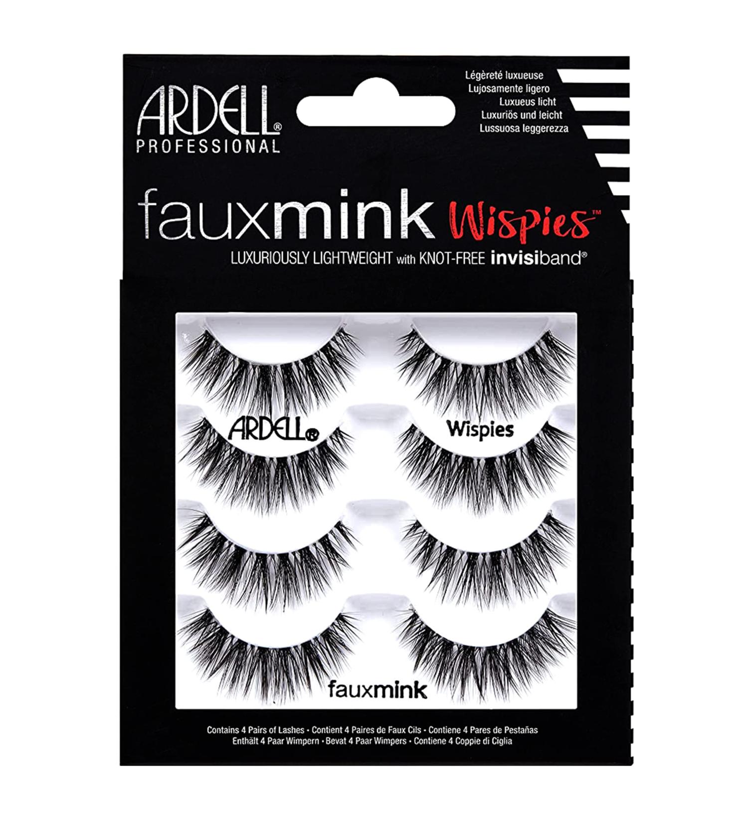 Buy Ardell Faux Mink Wispies False Lashes Multipack - 4 Pairs | International Shipping Available - Buy Online on GoSupps.com