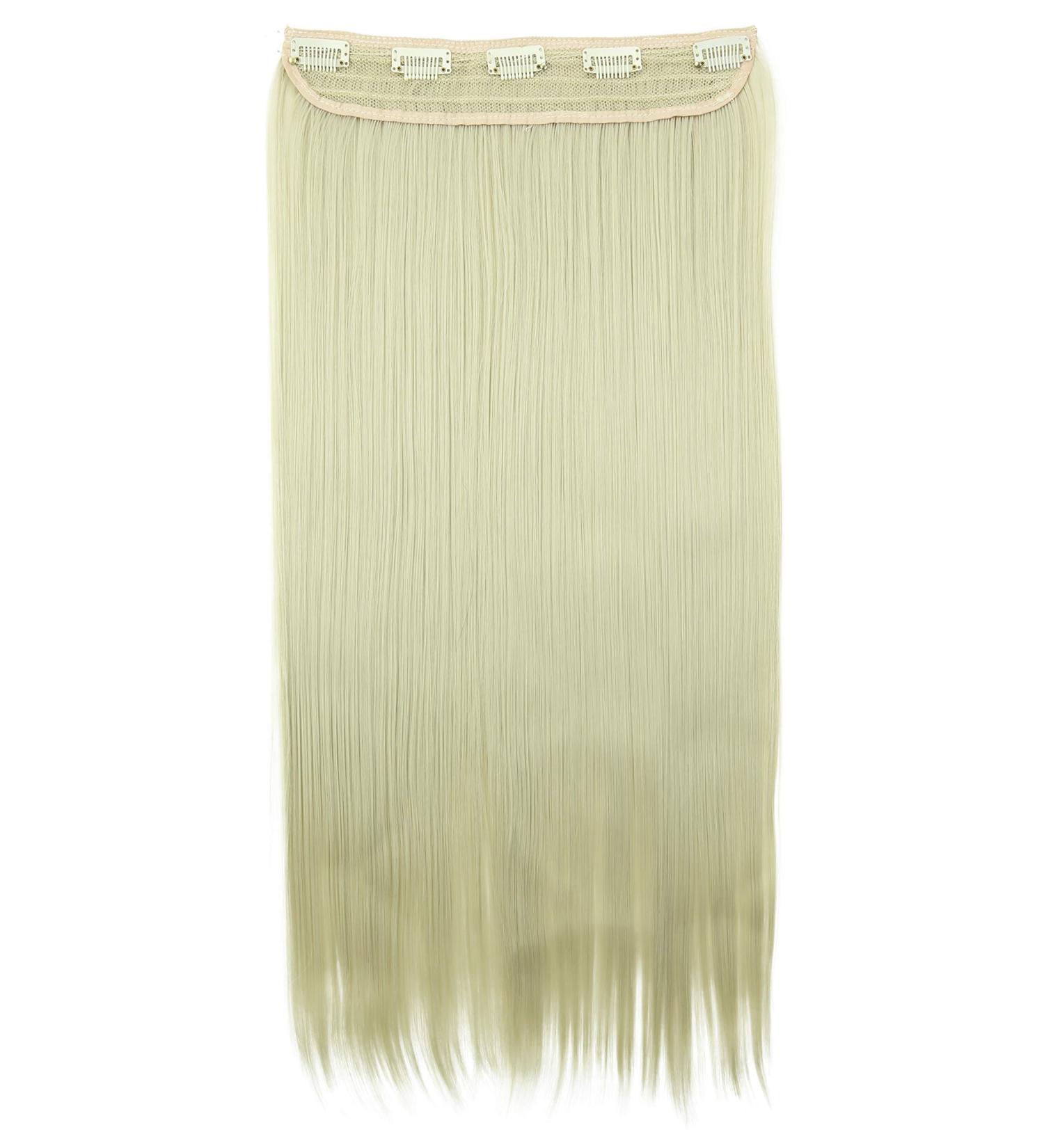 CAISHA 60cm Clip In Hair Extensions - Straight Light Blonde #88 C55 | Premium Quality Hairpiece for Effortless Volume - Buy Online on GoSupps.com
