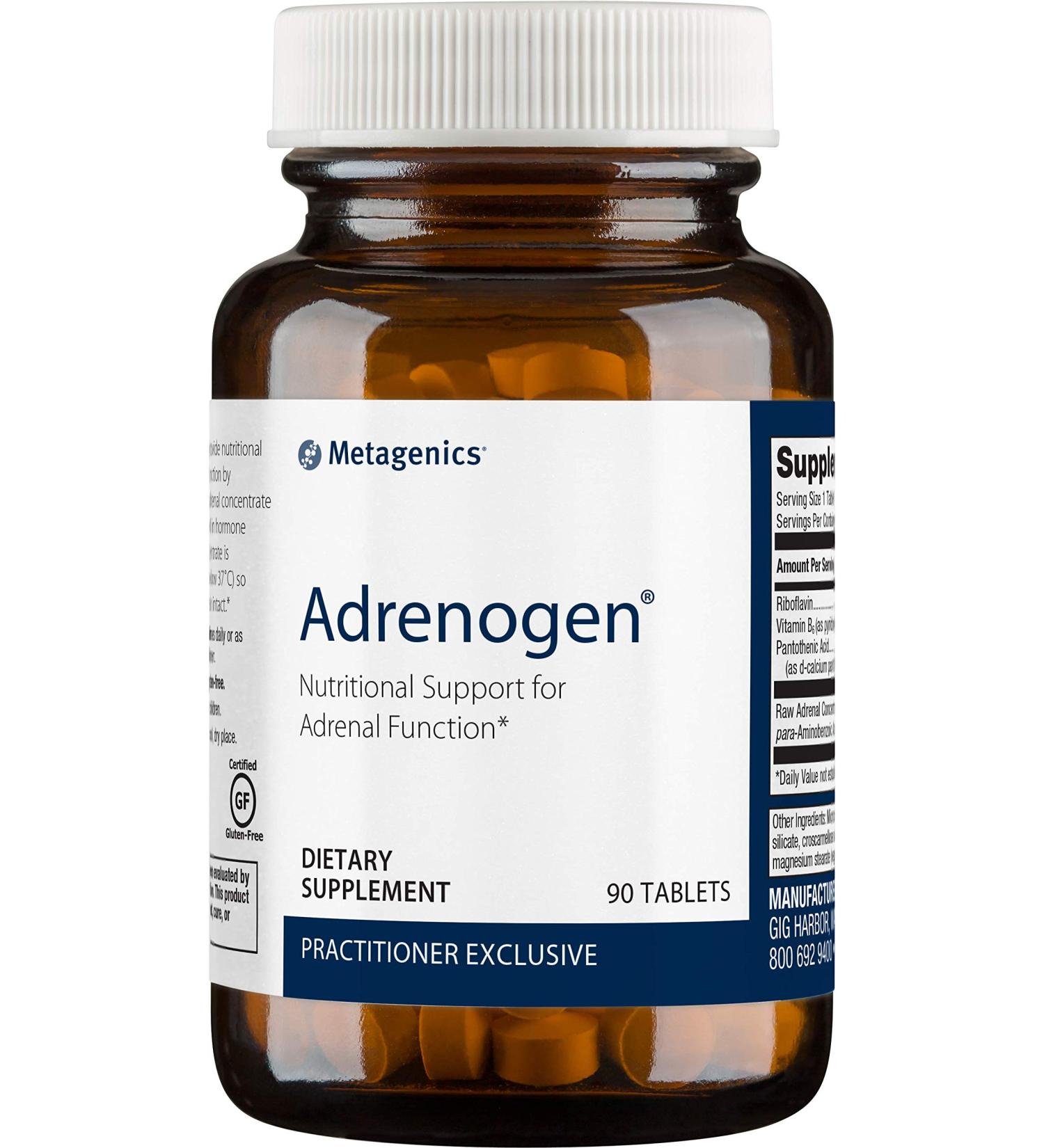 Metagenics Adrenogen - 90 Tablets Nutritional Support Supplement for Healthy Adrenal Function - Buy Online on GoSupps.com