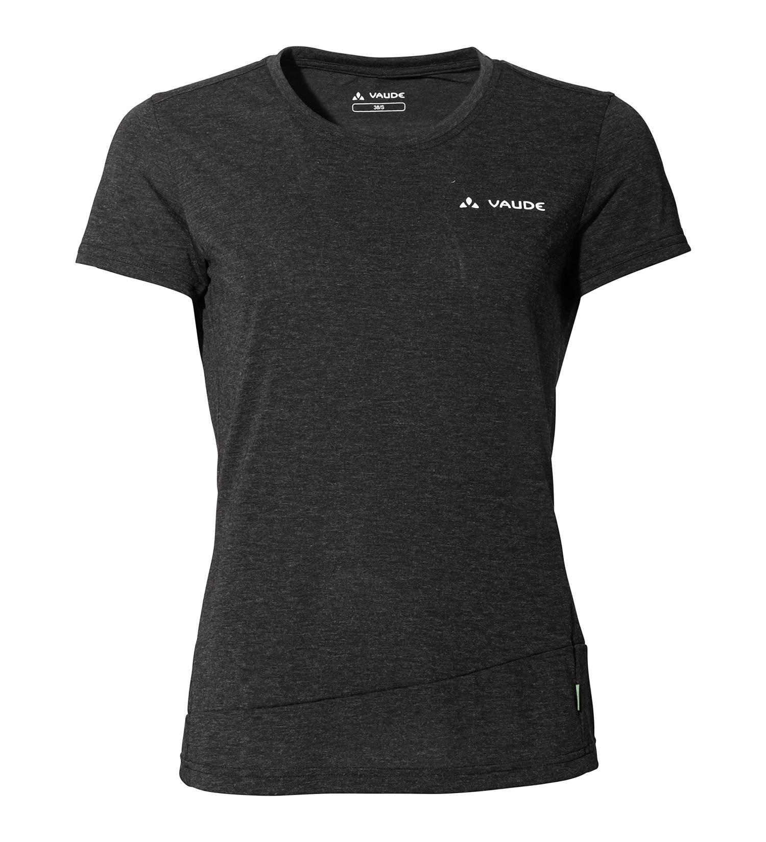 VAUDE Women's Sveit Shirt - Black T-Shirt for Women | International Shipping Available - Buy Online on GoSupps.com