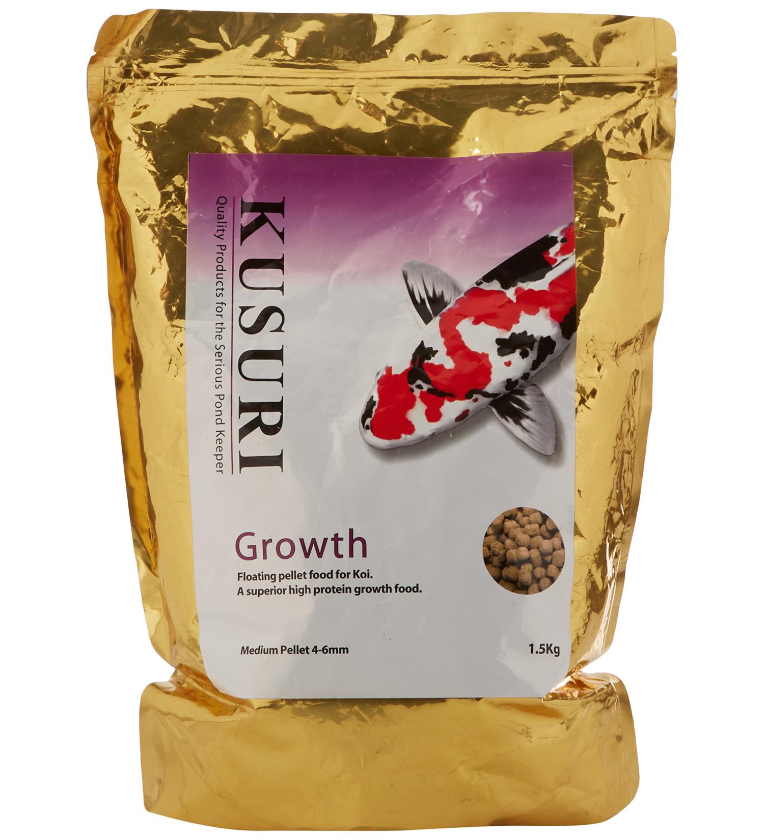Kusuri Koi Food Growth 6 mm 1.5 kg - Buy Online on GoSupps.com