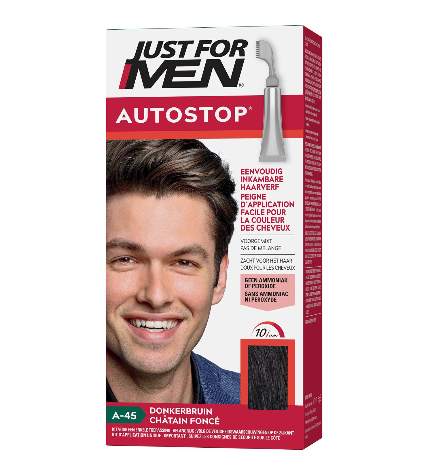 Just for Men Easy Comb-In Color Dark Brown A-45 | Effortless Gray Coverage International Shipping Available - Buy Online on GoSupps.com