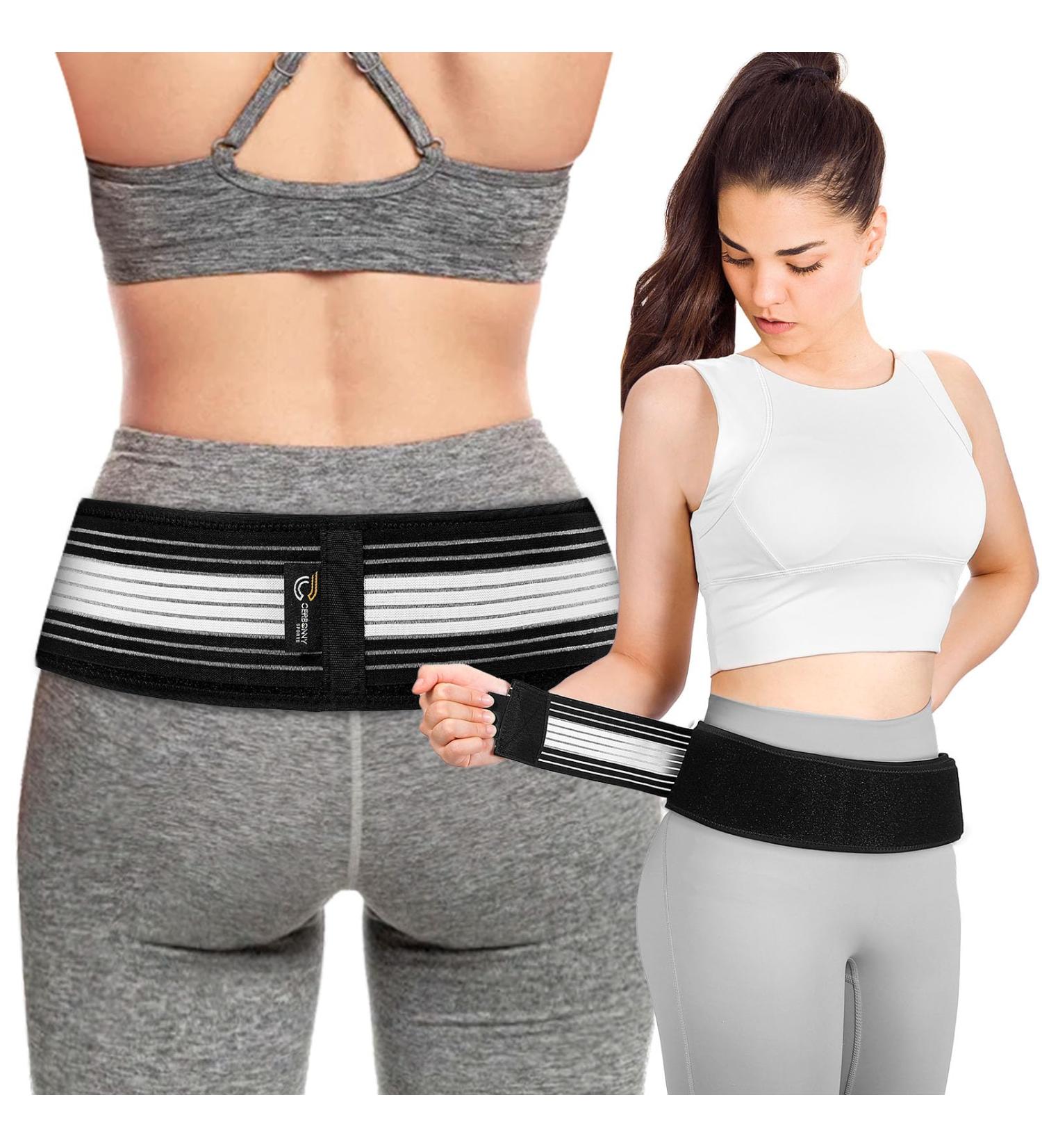 SI Belt for Women & Men - Sacroiliac Pain Relief for Sciatic Pelvic & Lower Back | Regular Size (Hip 32-47 inch - Buy Online on GoSupps.com