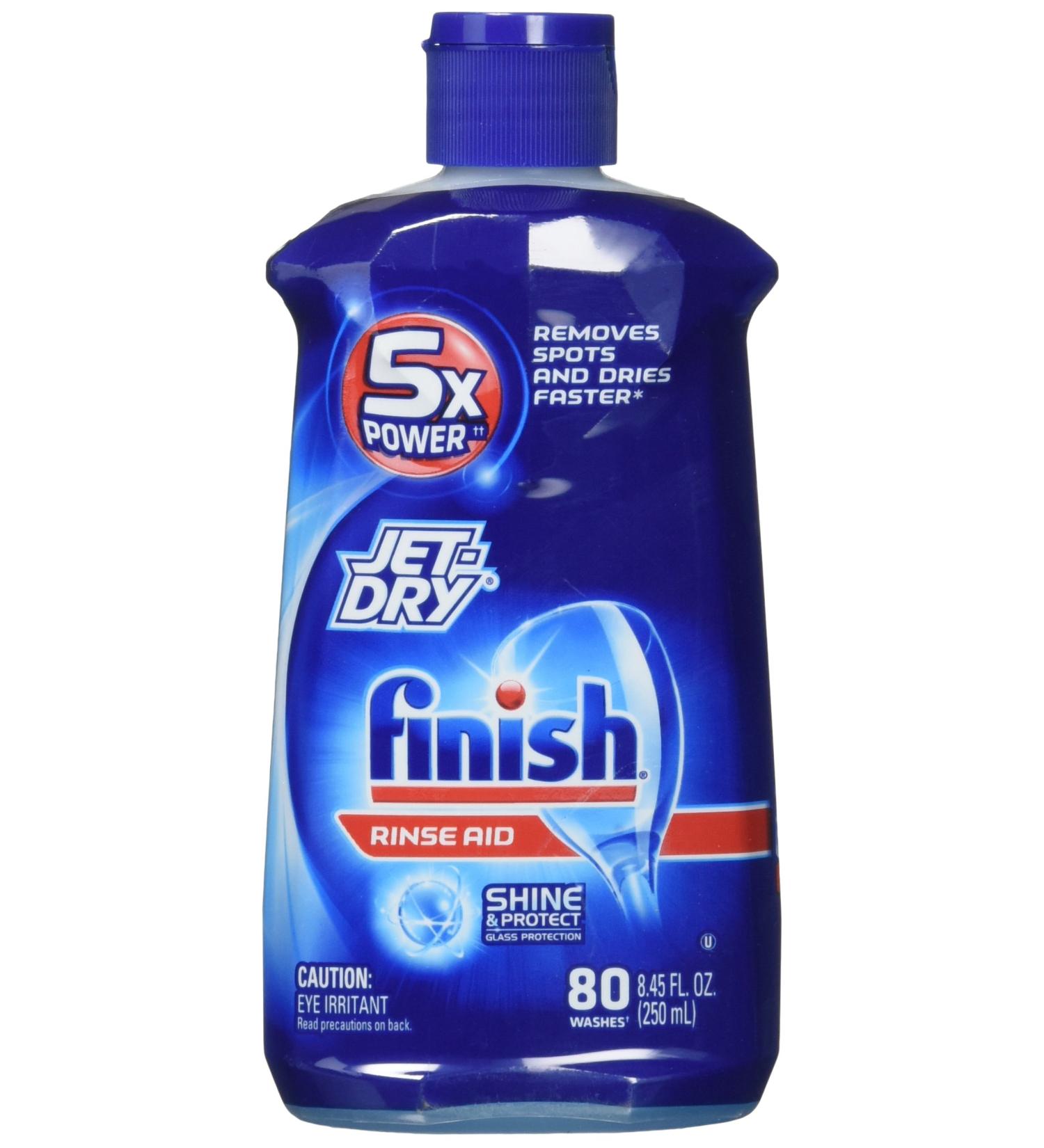 Finish Jet-Dry Rinse Aid, Dishwasher Rinse & Drying Agent, 8.45 oz