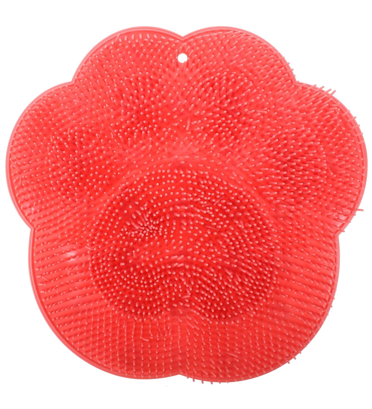 Beavorty Lazy Back Rub Pad Foot Massager Foot Brush Cleaner Skin Cleaning Scrubber Pink - Buy Online on GoSupps.com