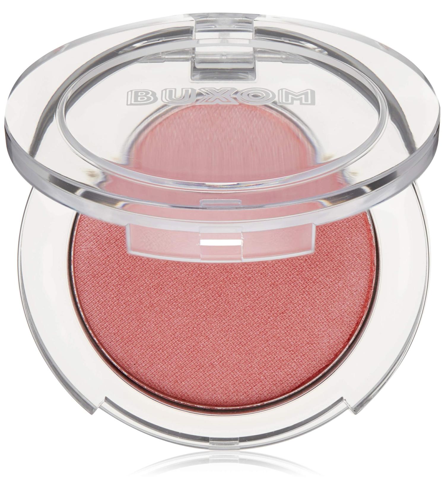 Buxom Wanderlust Primer Infused Blush - Highly Pigmented Hydrating Powder Blush with Hyaluronic Acid - Dolly - Buy Online on GoSupps.com