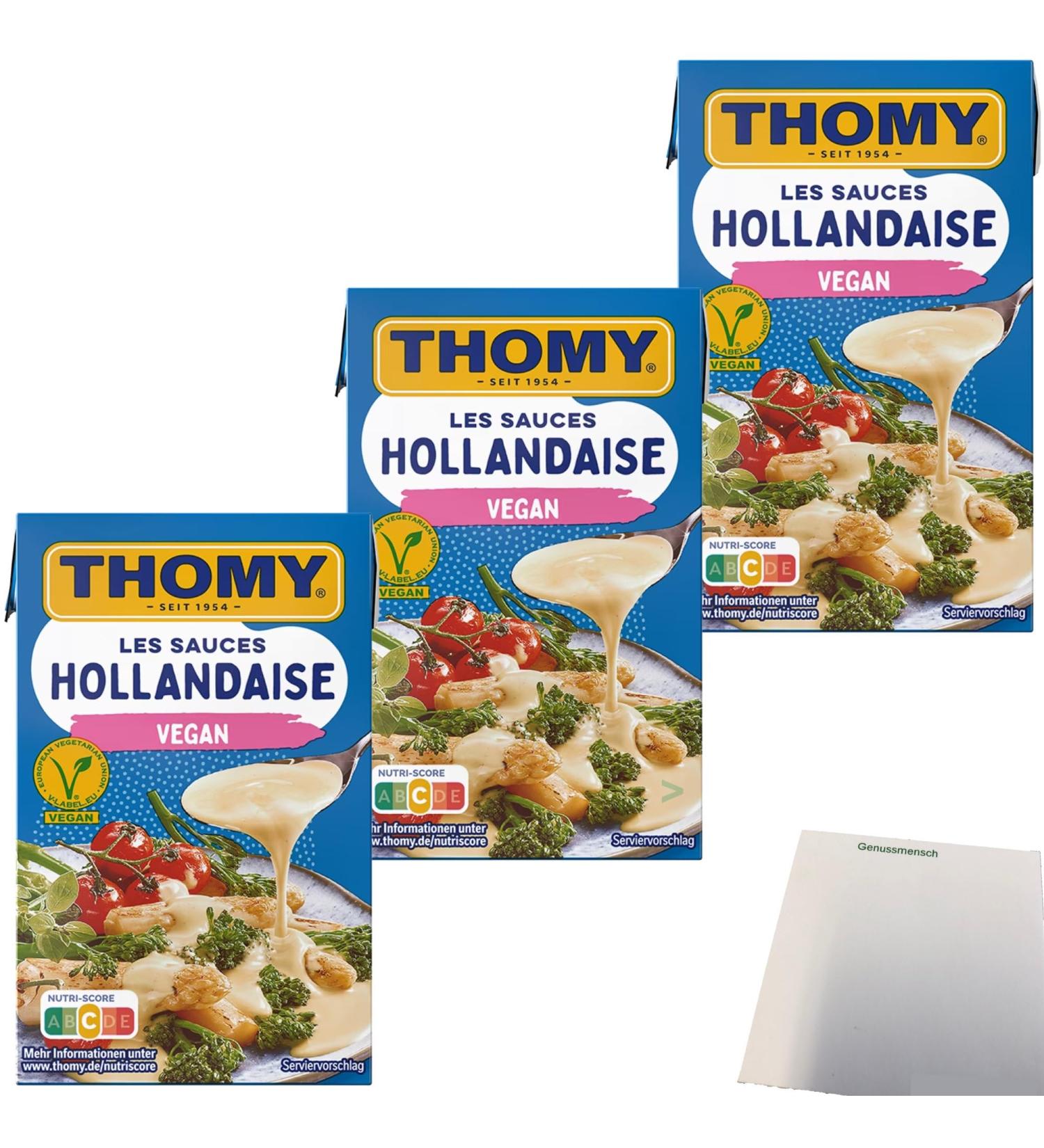 Buy Thomy Les Sauce Hollandaise Vegan 3-Pack (3x250ml) - Delicious Dairy-Free Sauces for International Shipping - Buy Online on GoSupps.com