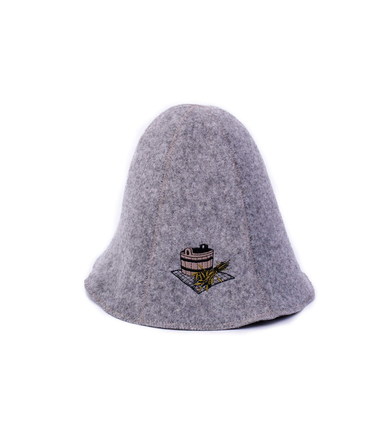 Premium Wool Sauna Hat with Embroidery for Men's & Women's Wellness | Ger3as - Buy Online on GoSupps.com