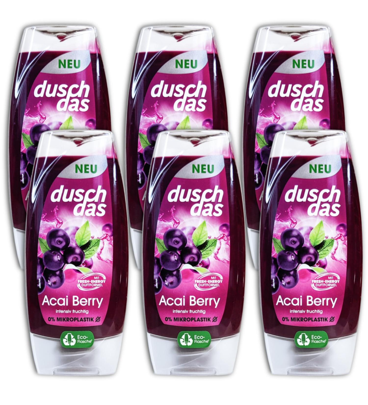 Duschdas Duschdas Acai Berry Shower Gel 6 x 225 ml