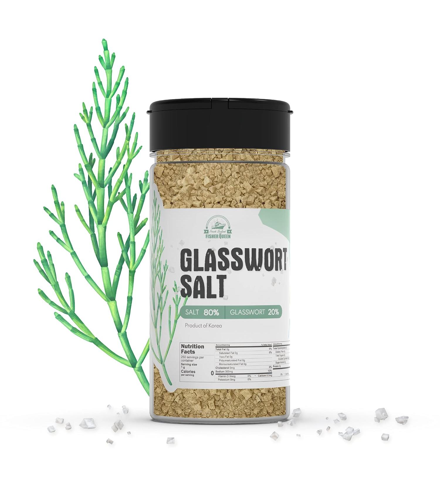 FISHER QUEEN Korean Glasswort Sea Salt - Glasswort - 8.8 Oz. - Buy Online on GoSupps.com