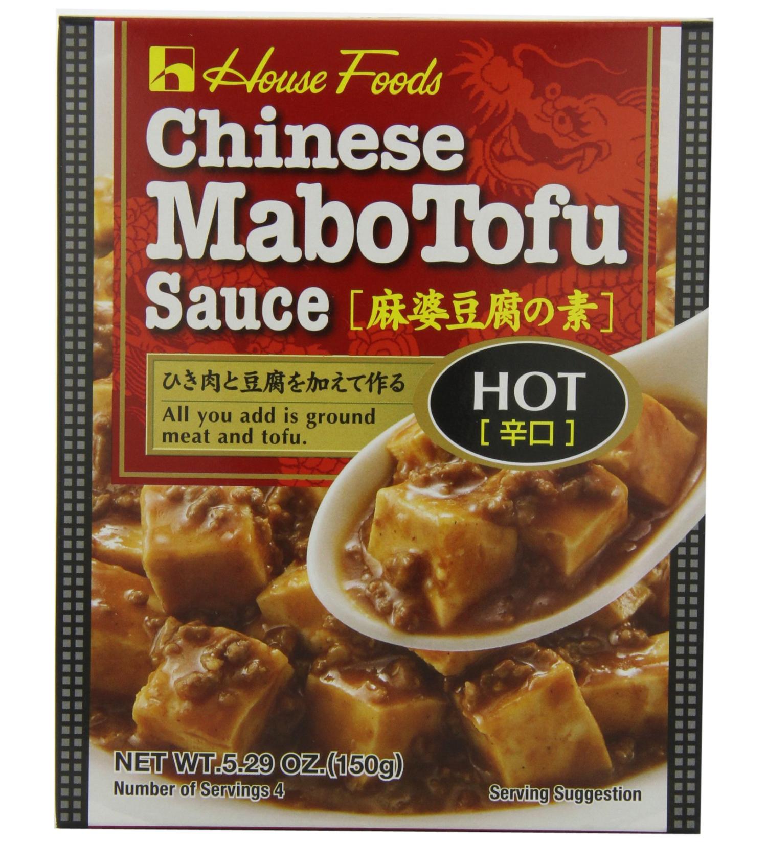 House Foods Mabo Tofu Sauce Hot 5.29oz Boxes (Pack of 10) | Spicy Japanese Sauce - Buy Online on GoSupps.com