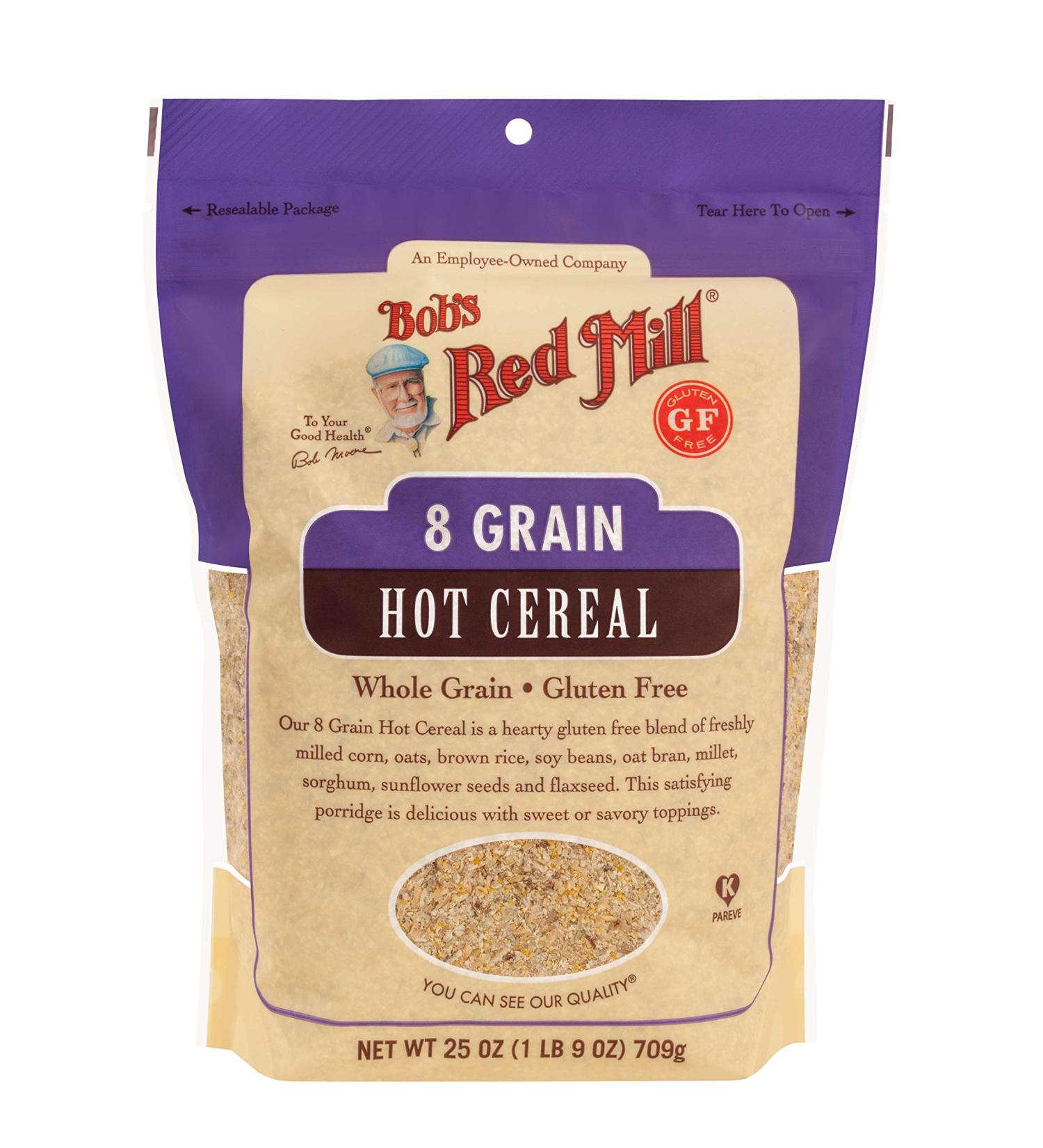 Bob's Red Mill Gluten Free 8 Grain Hot Cereal - 1.56 lb Pack - Buy Online on GoSupps.com