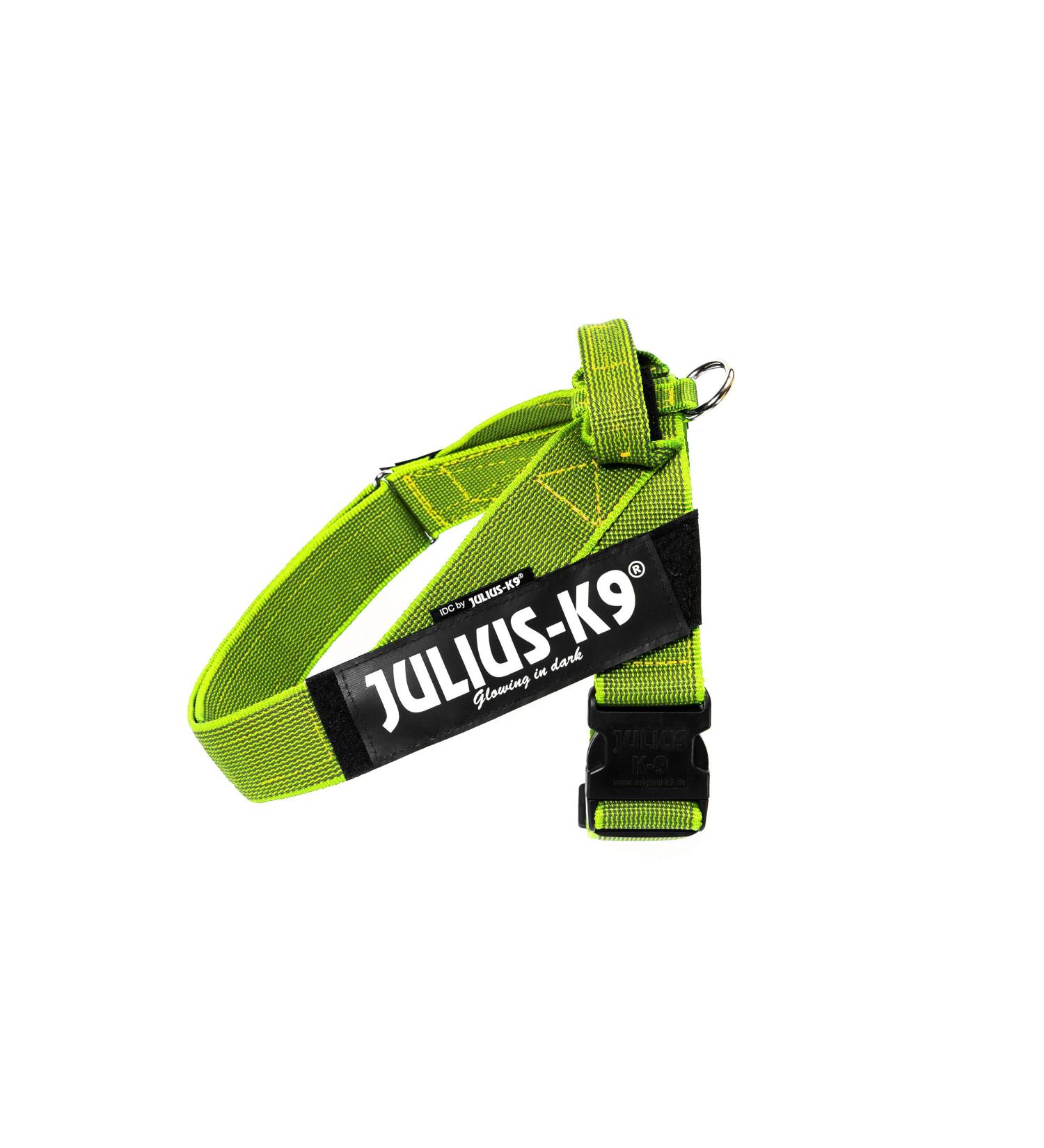 Julius-K9 Belt Harness XL/2 Neon Grey - Durable Stylish & Comfortable Pet Gear for International Shipping - Buy Online on GoSupps.com
