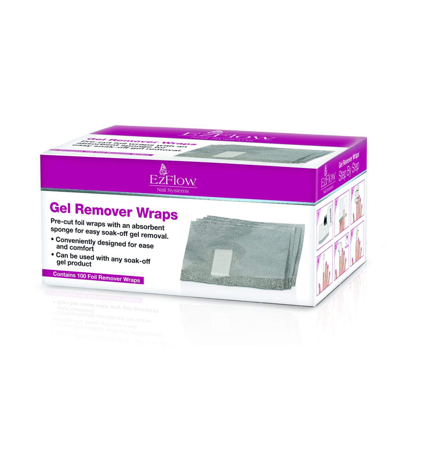 Trugel System Gel Remover Wraps 100 Count
