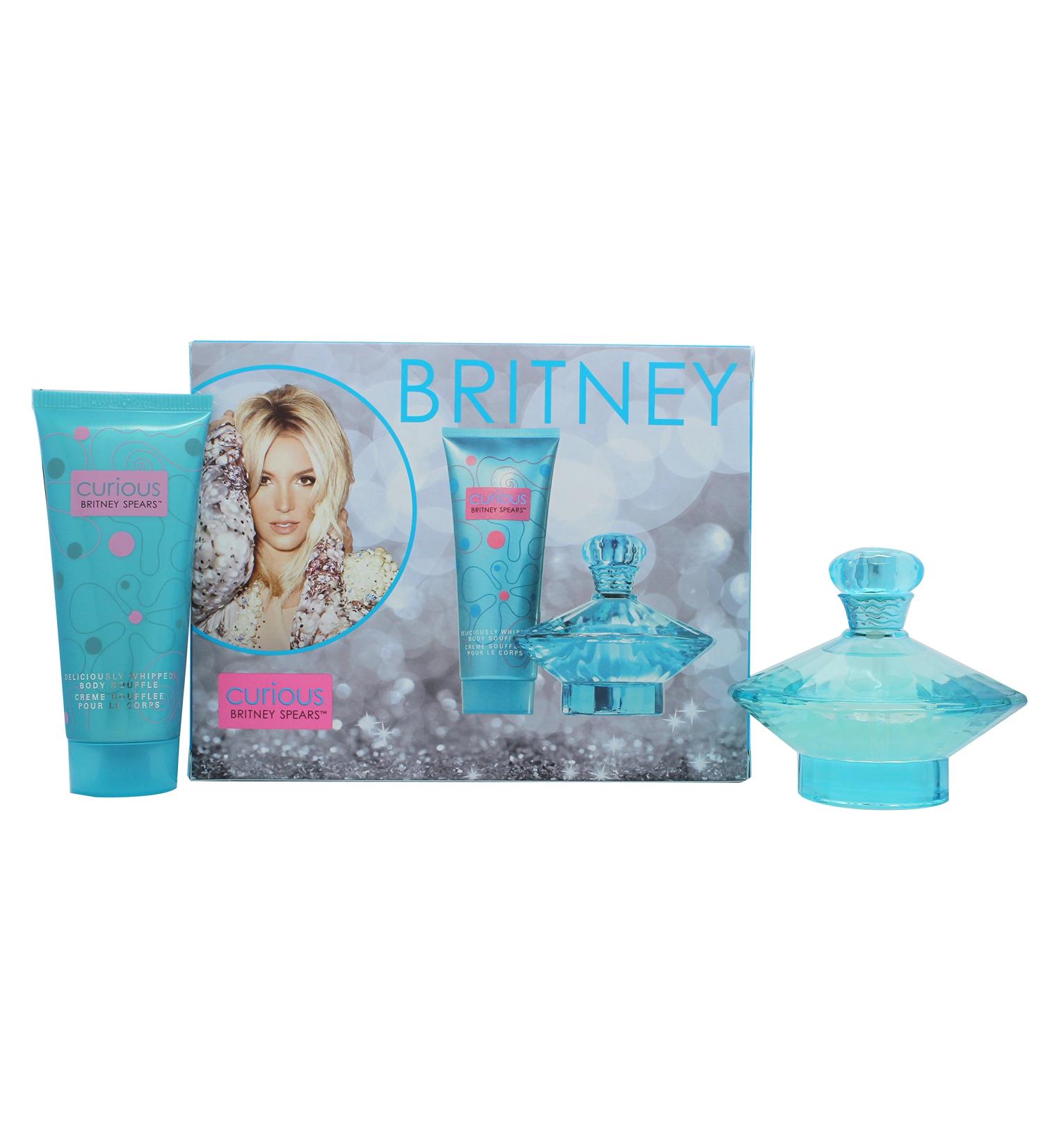 CURIOUS BRITNEY SPEARS by Britney Spears SET-EAU DE PARFUM SPRAY 3.3 OZ & BODY SOUFFLE 3.3 OZ