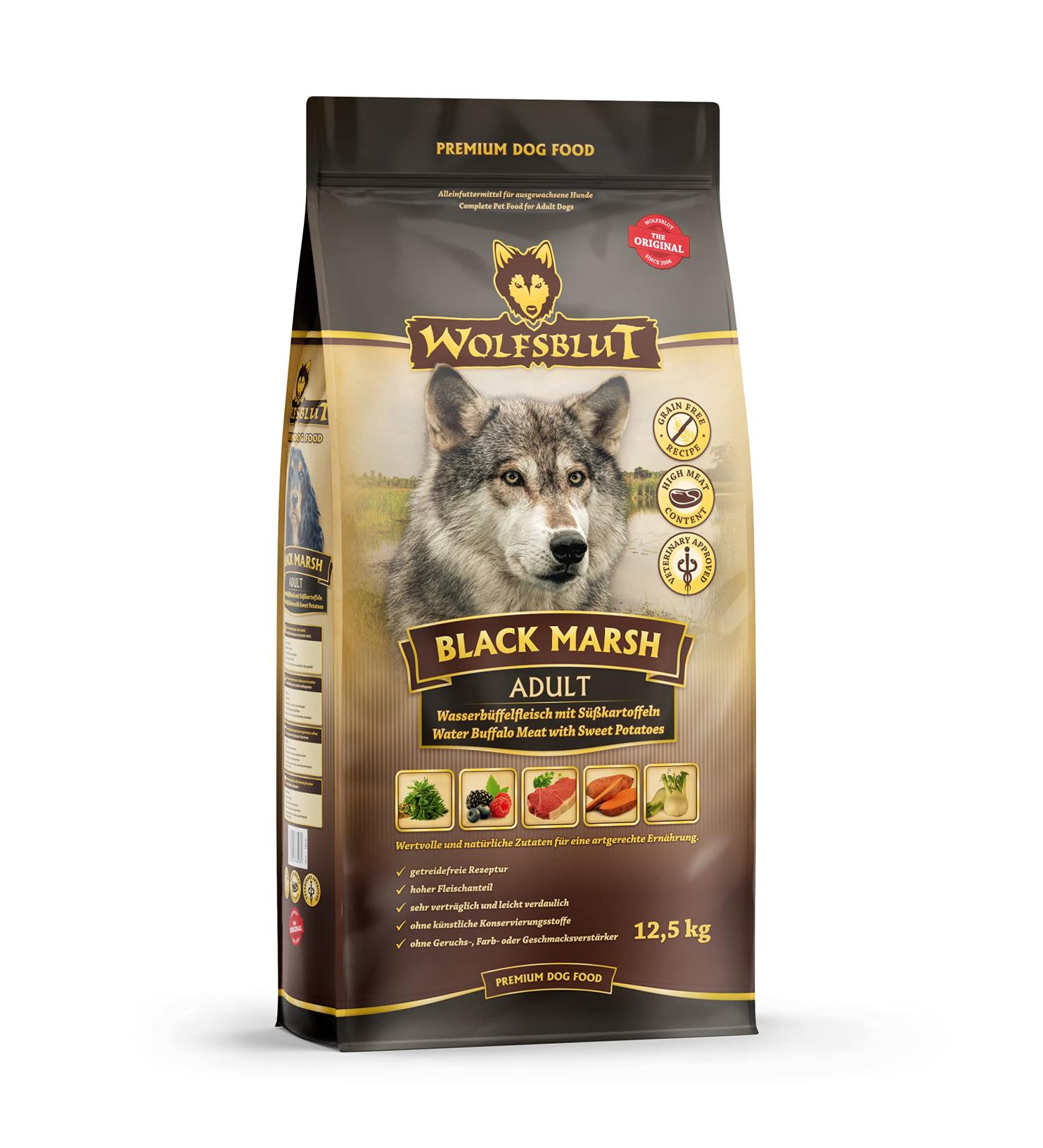 WOLFSBLUT Adult Black Marsh 12.5 kg - Buy Online on GoSupps.com