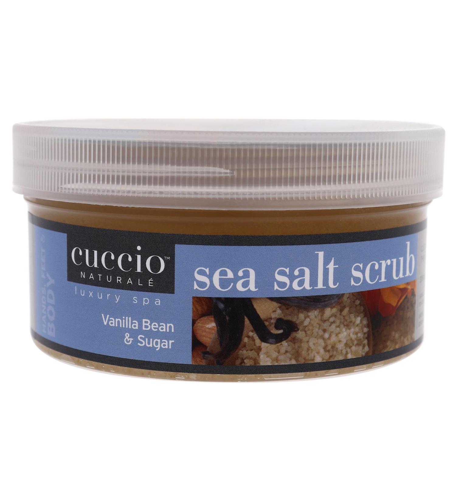 Cuccio Vanilla Bean & Sugar Scrub Hands Feet & Body 553g (19.5oz)