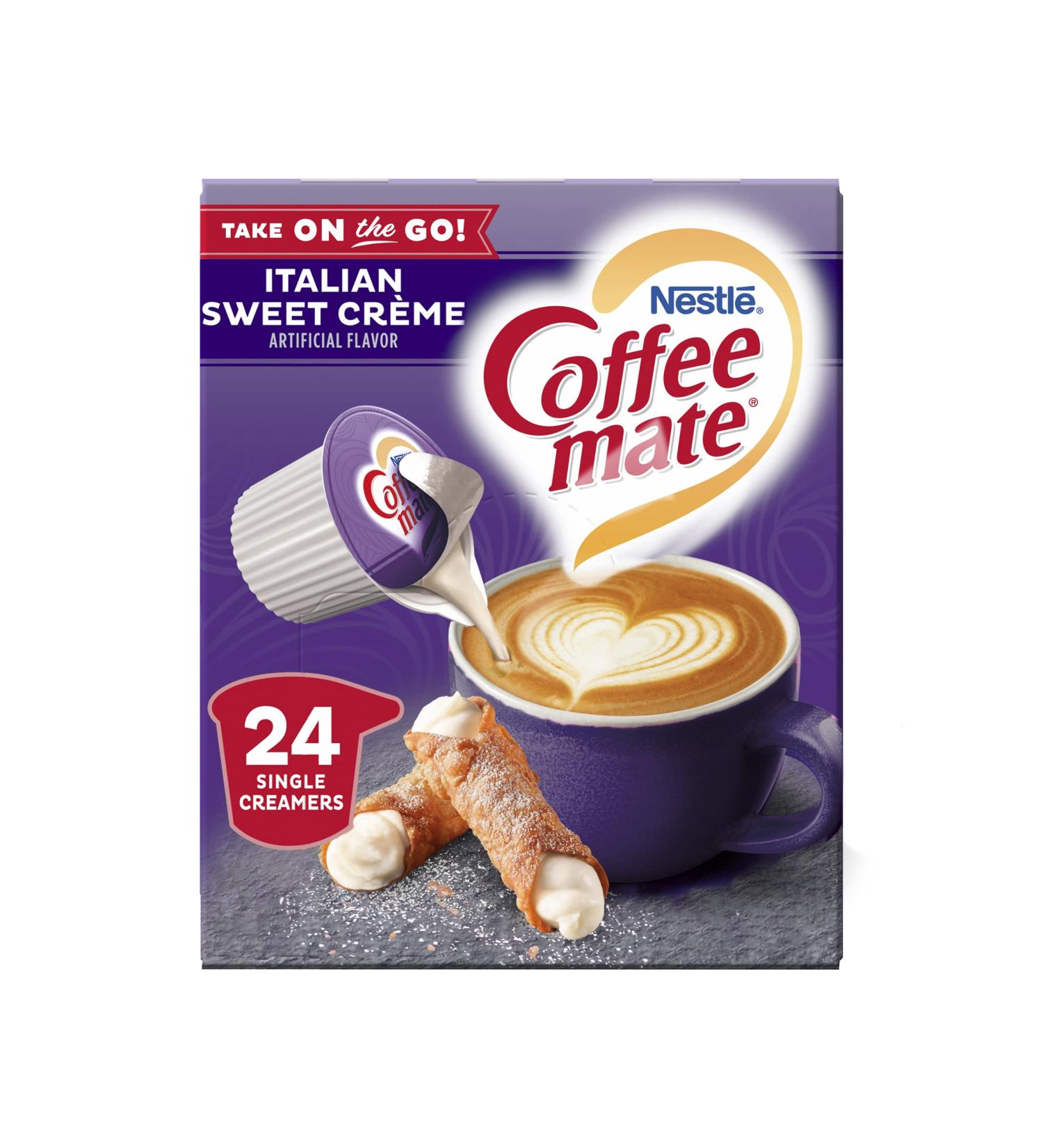COFFEE MATE Italian Sweet Creme 4-Pack (96 0.375floz Tubs) - Buy Now! - Buy Online on GoSupps.com