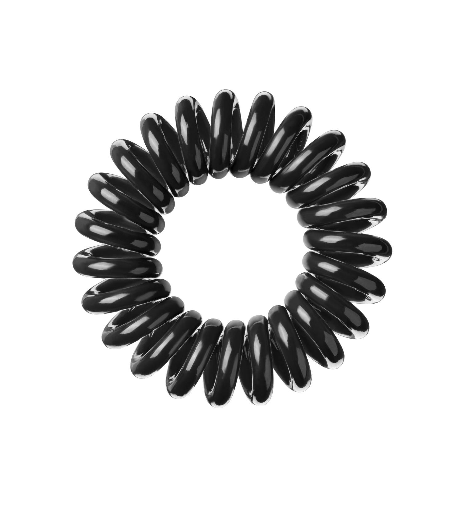 Invisibobble "hair ties" in true black 6 pieces