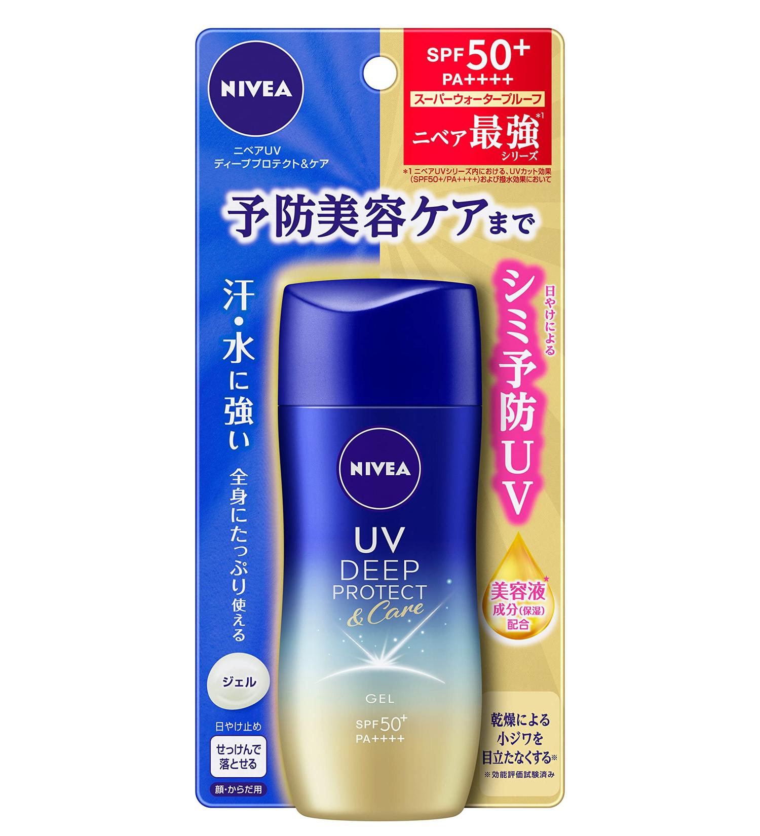Nivea UV Deep Protect & Care Gel SPF50+/PA++++ - 80g - Buy Online on GoSupps.com
