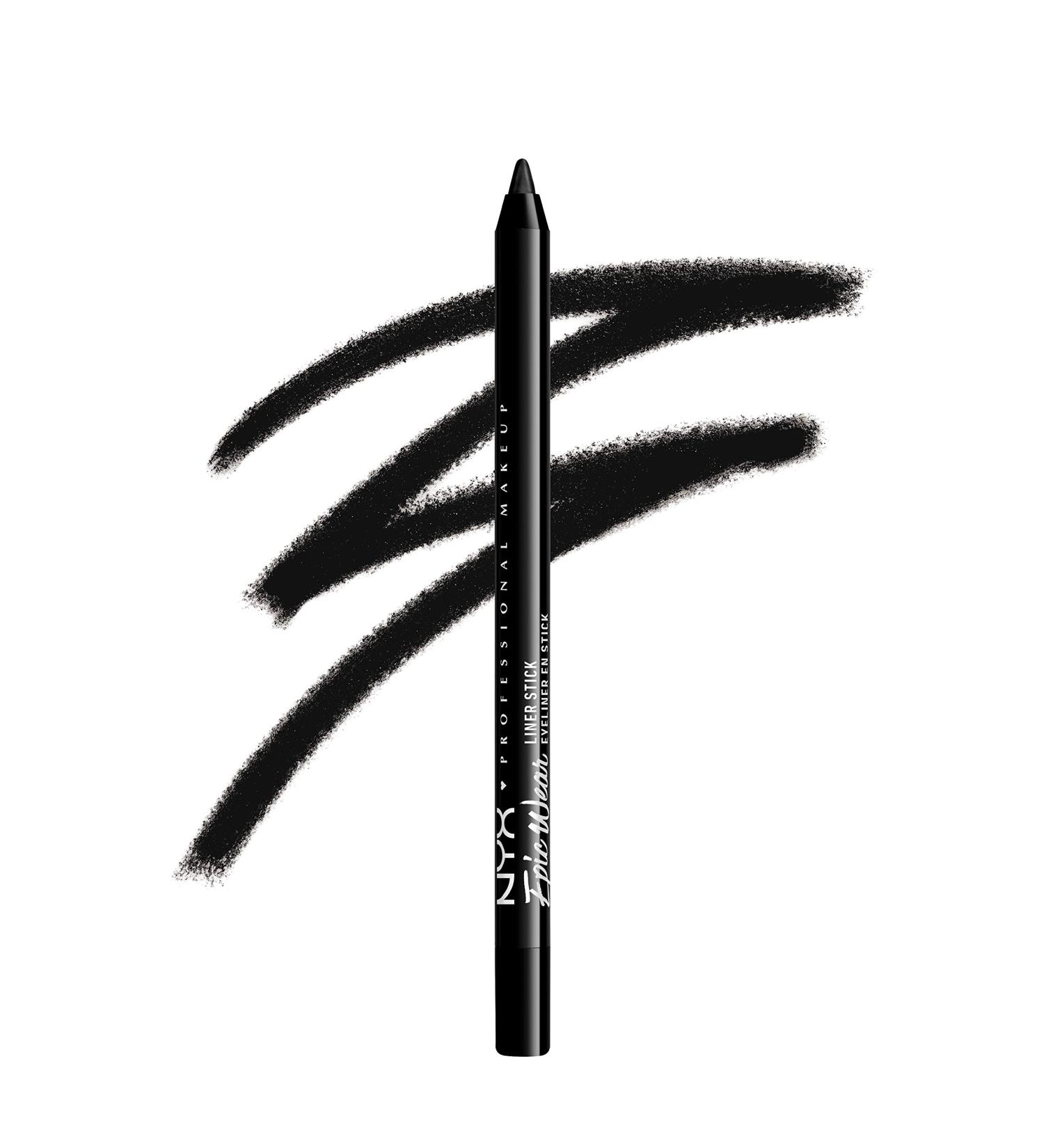 NYX Epic Wear Liner Stick Long-Lasting Eyeliner Pencil in Pitch Black - 08 - Buy Online on GoSupps.com