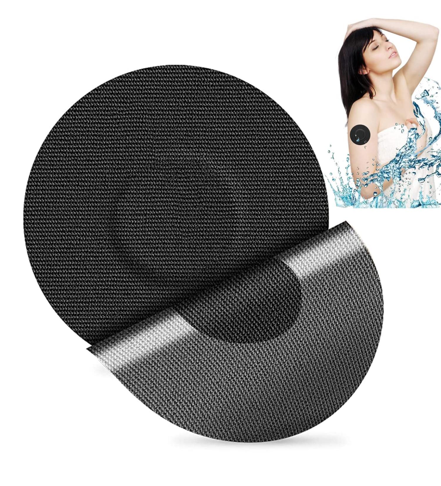 30 PCS Waterproof Sensor Covers for Freestyle Libre - Sweatproof Adhesive Patches for CGM Protection (Black) - No Glue in Center - Buy Online on GoSupps.com