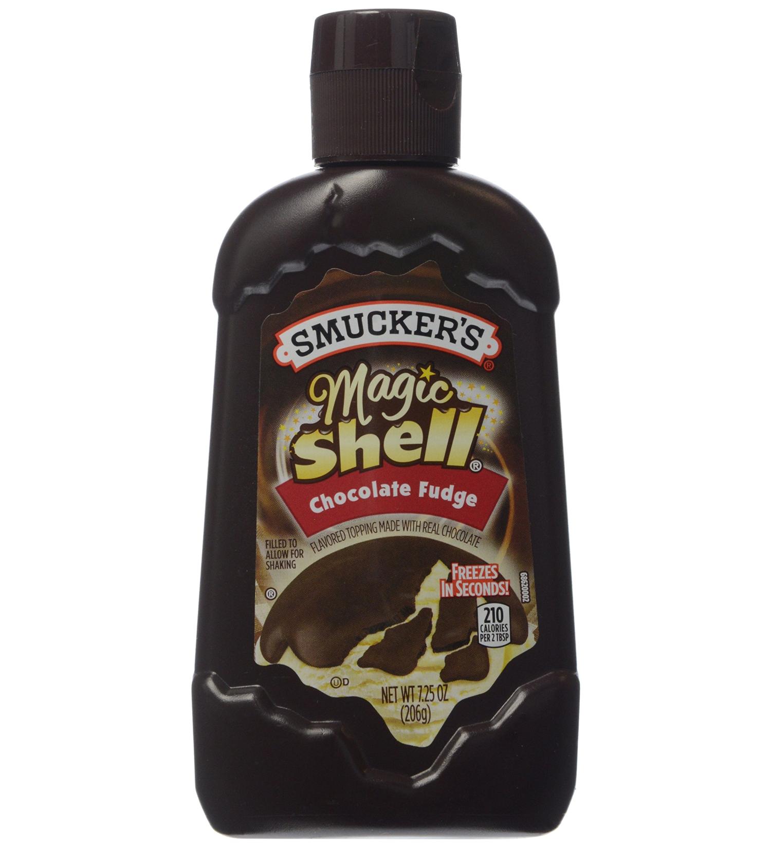 Smucker's Chocolate Fudge Magic Shell Ice Cream Topping 7.25 oz - Buy Online on GoSupps.com
