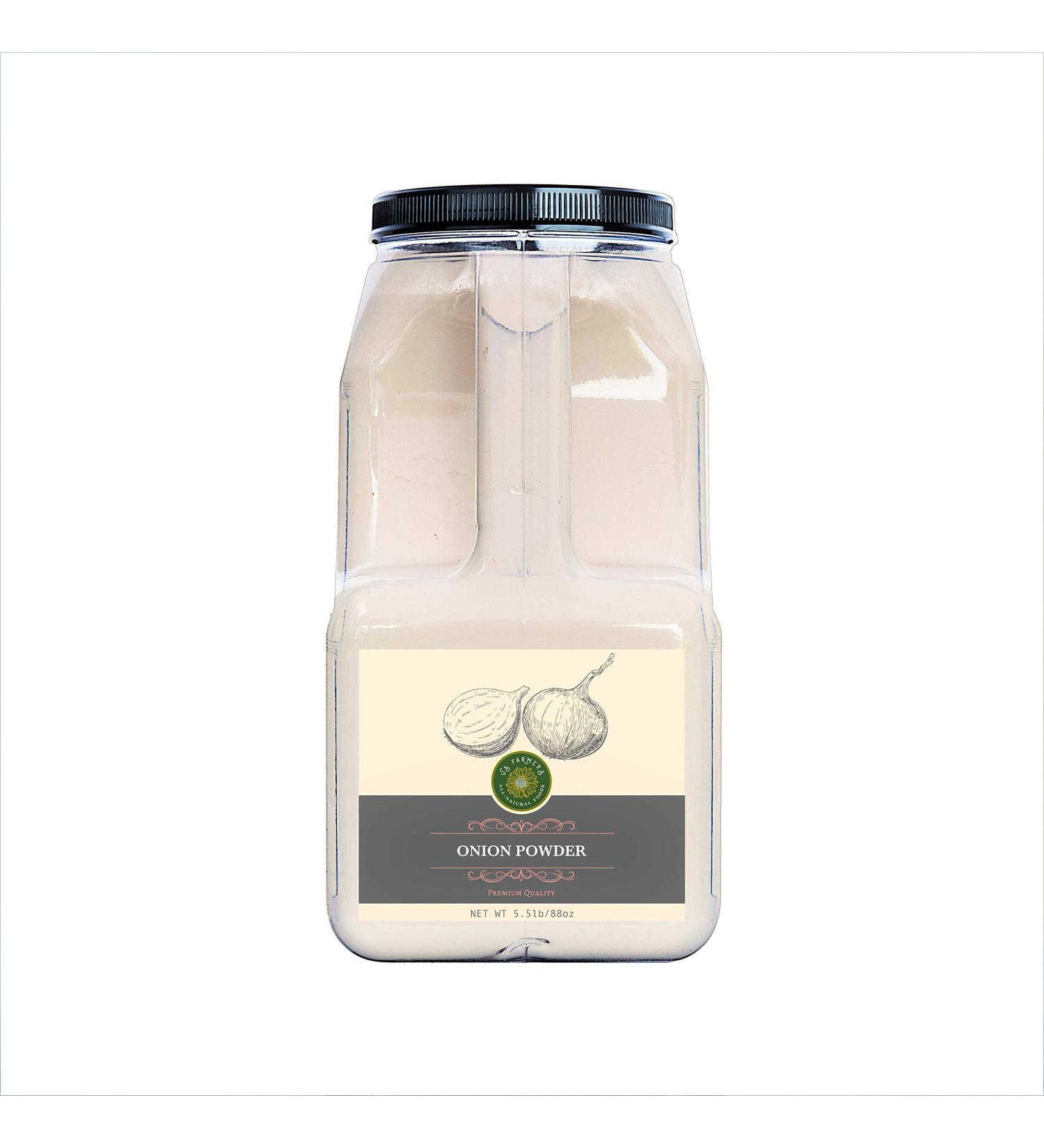 US-FARMERS Natural Premium Onion Powder 5.5 LB - Top Quality Spice (1 Pack) - Buy Online on GoSupps.com