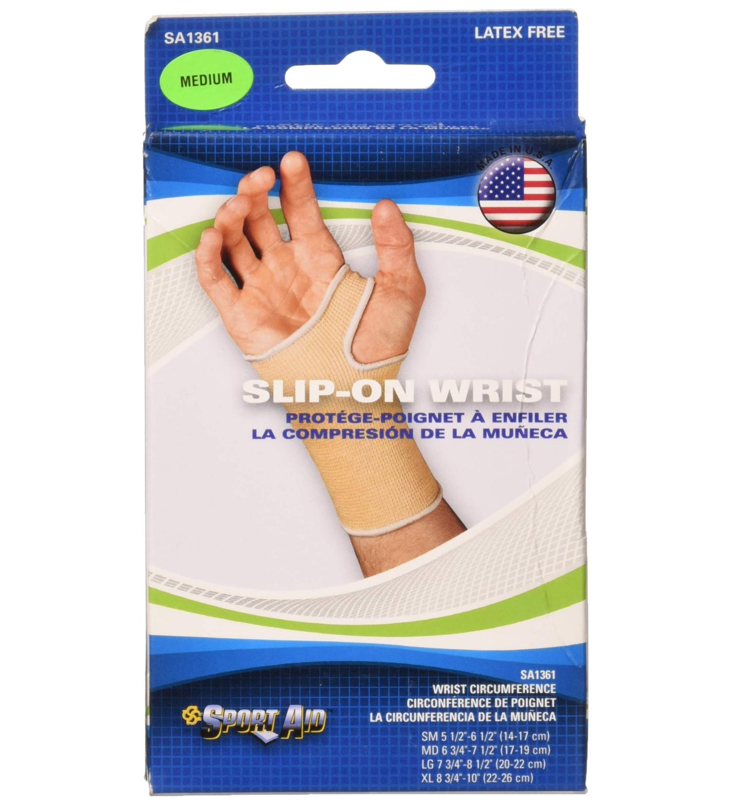 Buy Scott Specialties Wrist Support Slip-On Sport Aid - Medium | Lightweight Comfort for Sports & Daily Relief | International Shipping Available - Buy Online on GoSupps.com