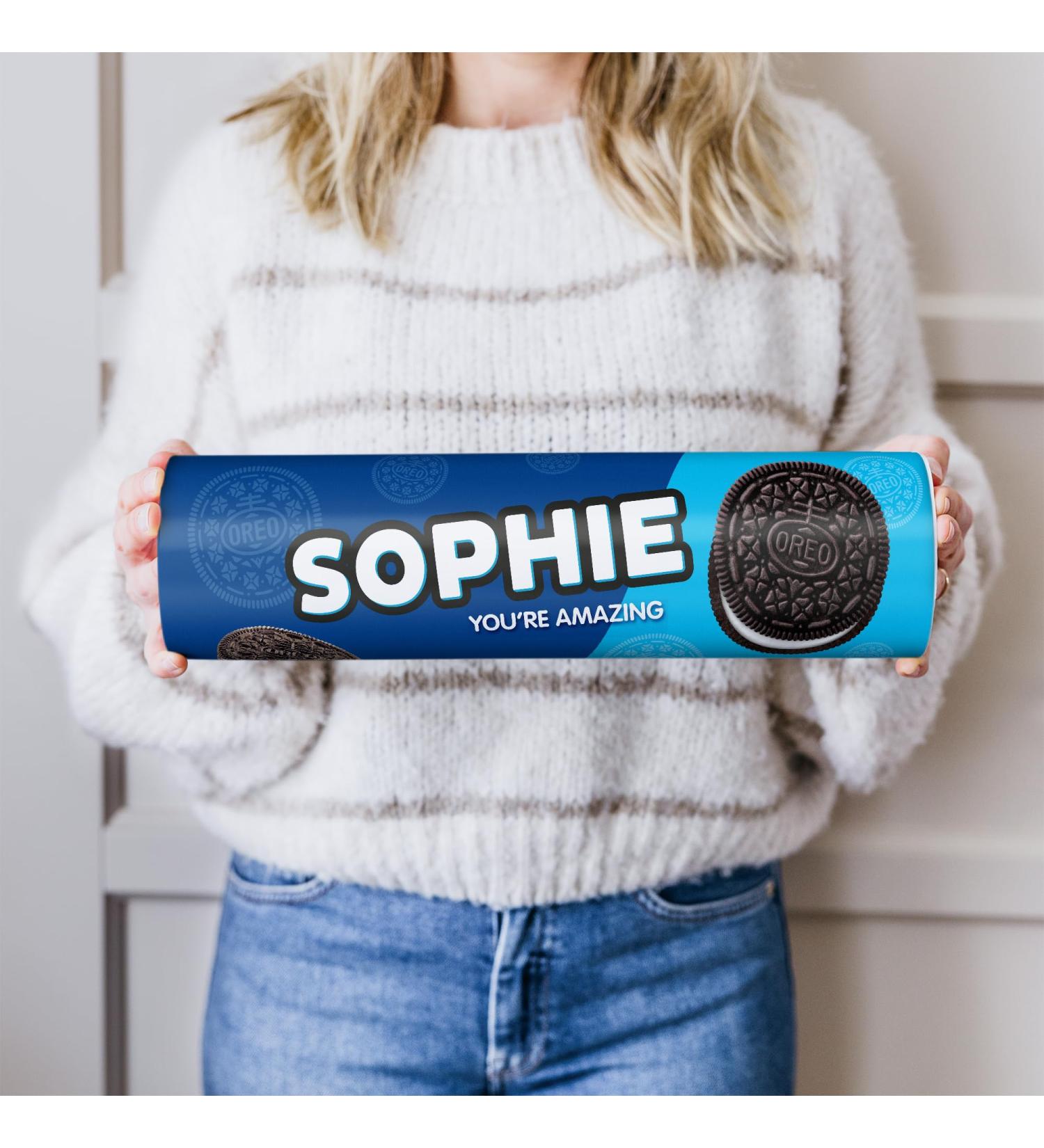 Oreo Gift with Name - Personalized Oreo Gift (1000G) - Buy Online on GoSupps.com