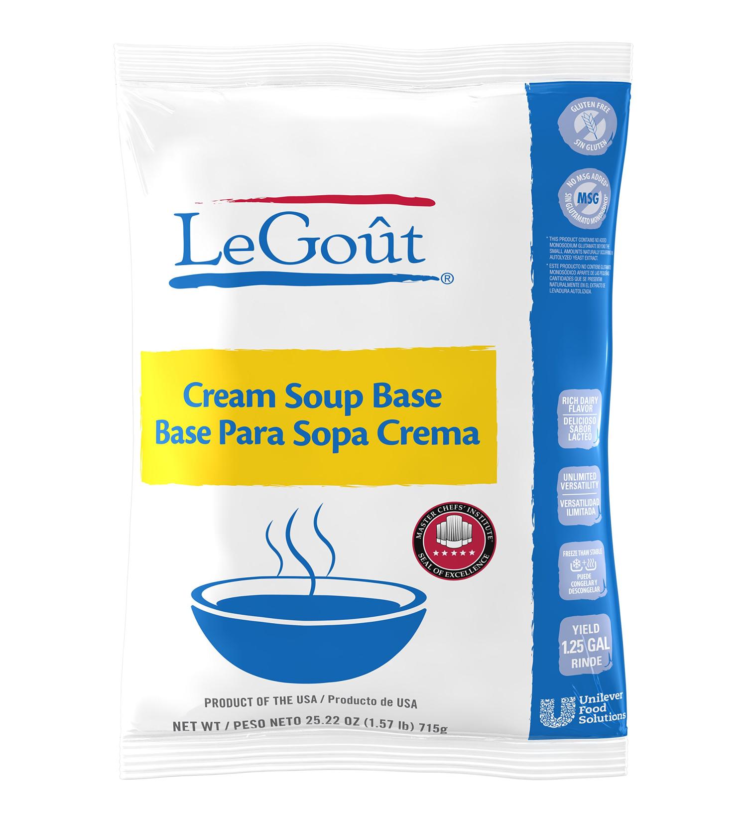 LeGout Cream Soup Base 1.58 lb - Premium Quality Soup Mix - Buy Online on GoSupps.com