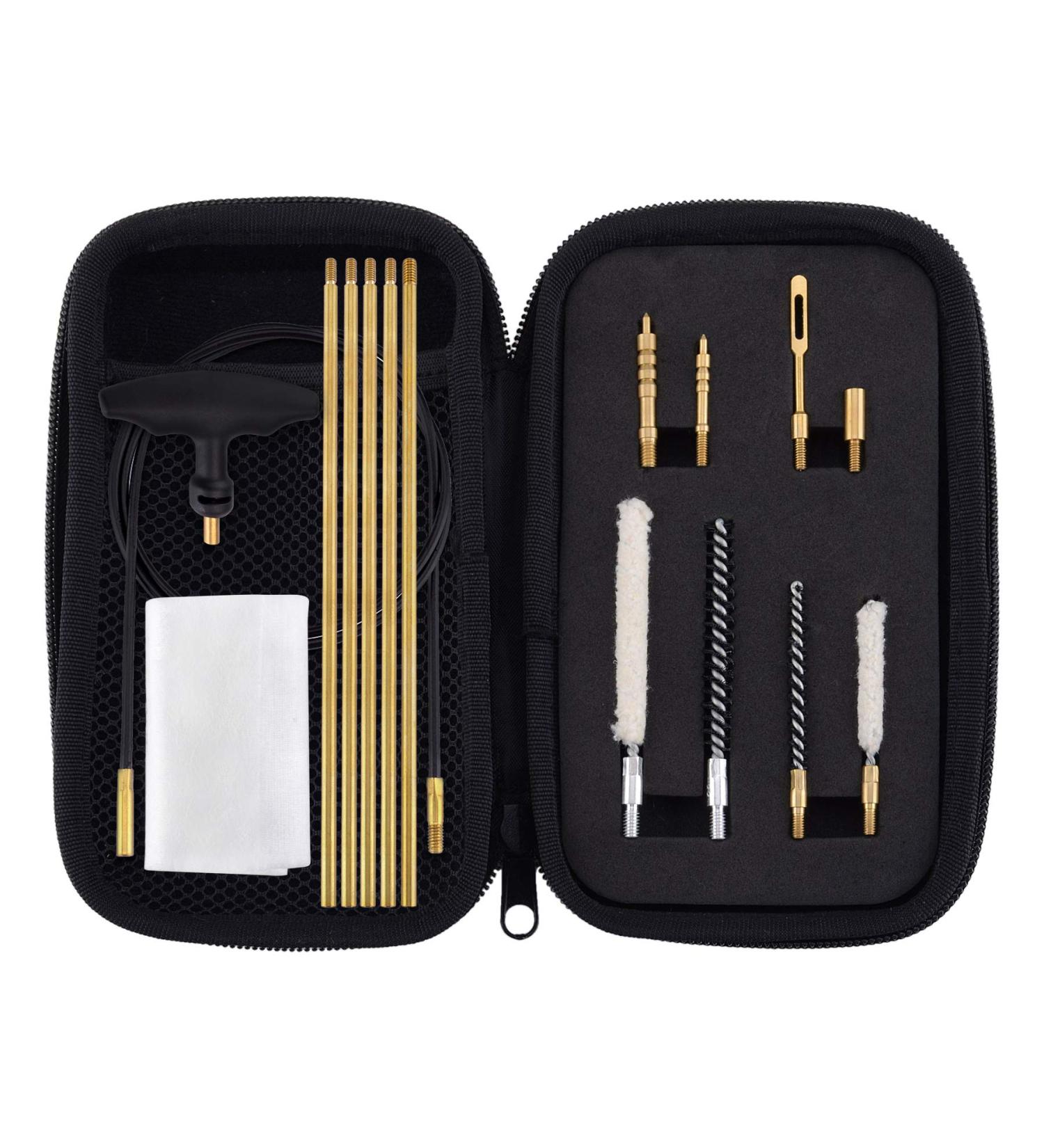 Boosteady Gun Cleaning Kit for .177 & .22 Air Rifles | Cotton MOPP Mops Nylon Brushes - International Shipping - Buy Online on GoSupps.com