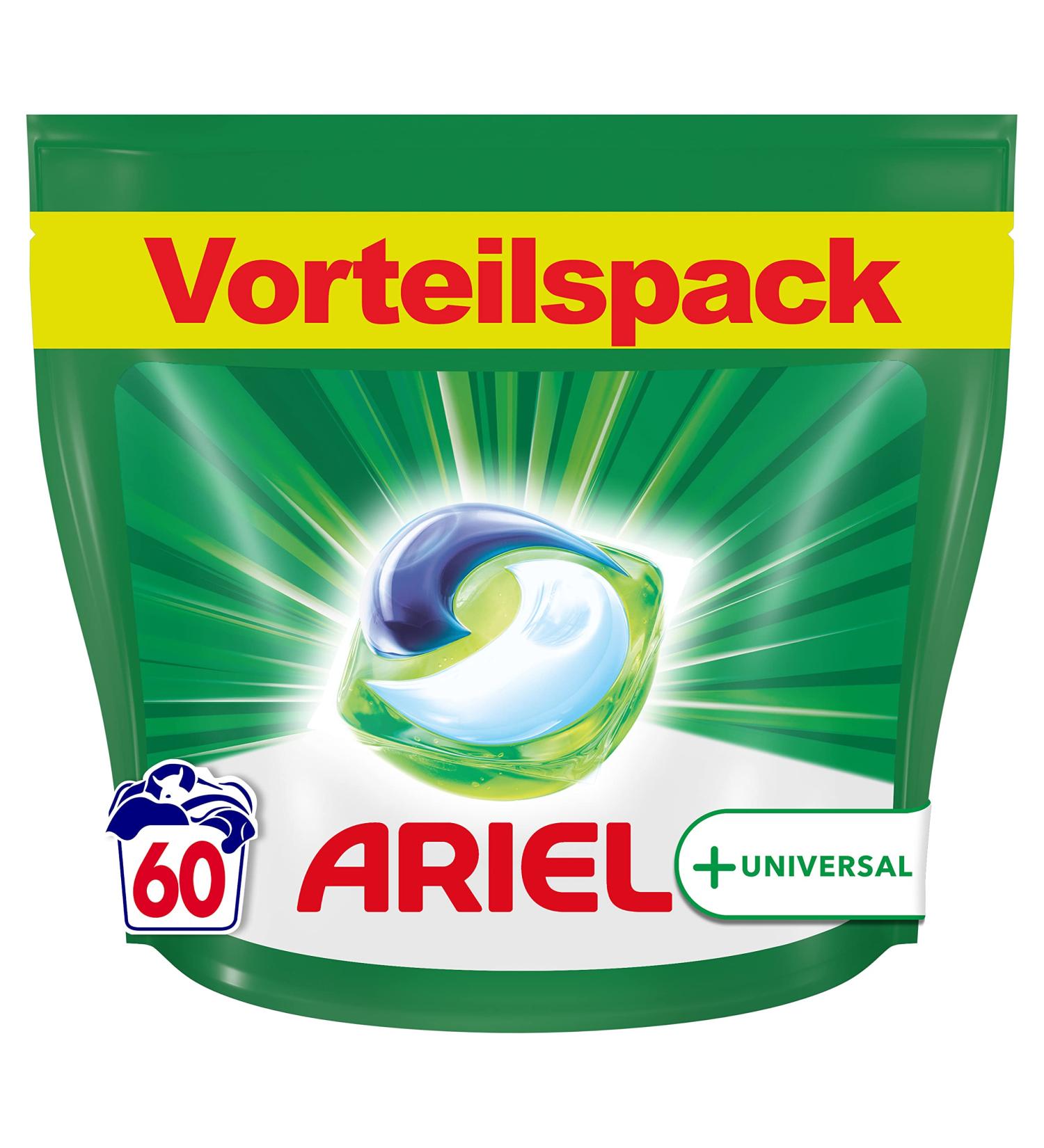 Buy Ariel All-in-1 Detergent Pods - 60 Washloads for Fresh Laundry & Stain Removal | Universal Fresh | Low Temp Efficiency - Buy Online on GoSupps.com