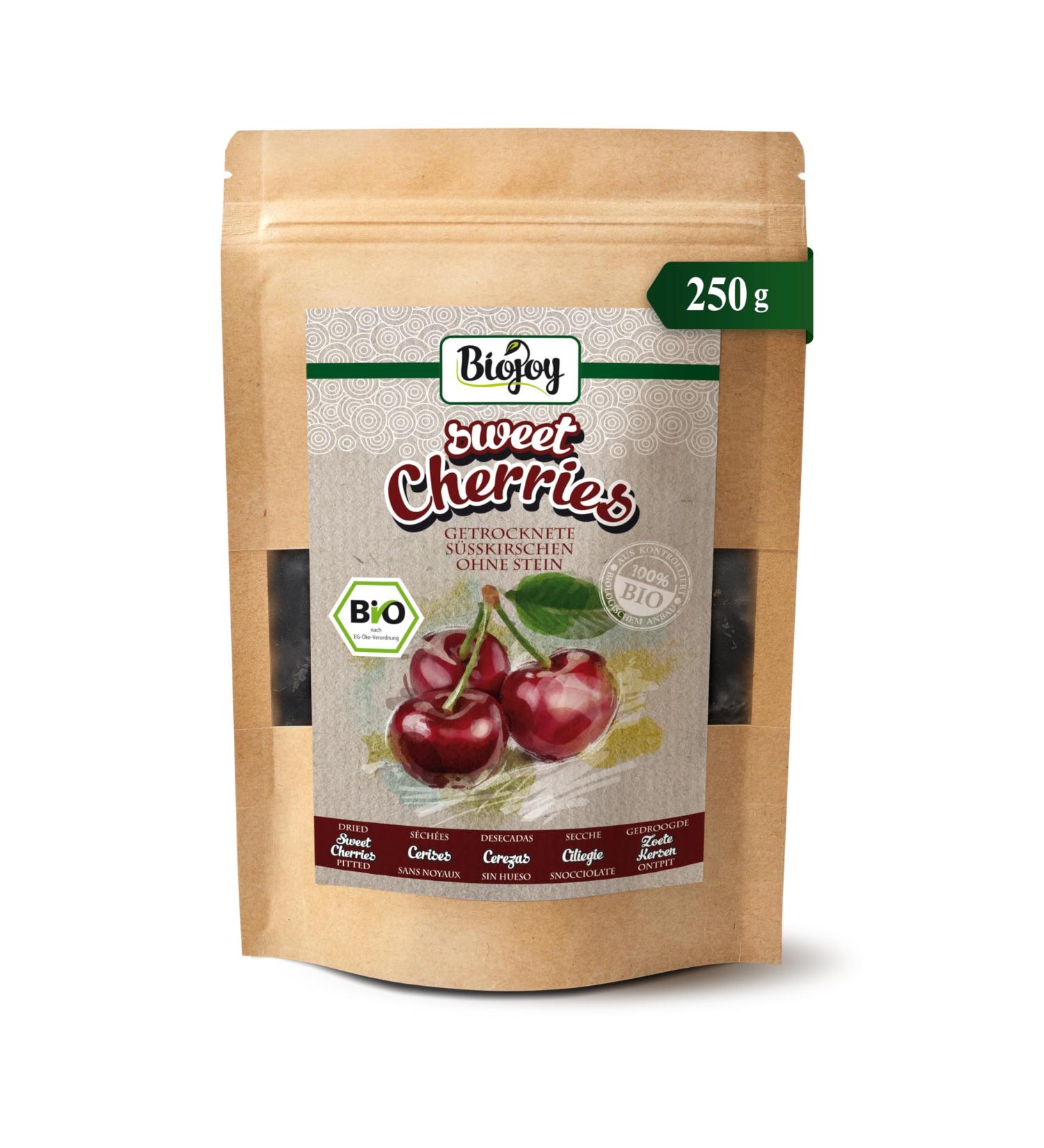 Biojoy BIOSweet cherries 250 g dried fruit unsweetened - Buy Online on GoSupps.com