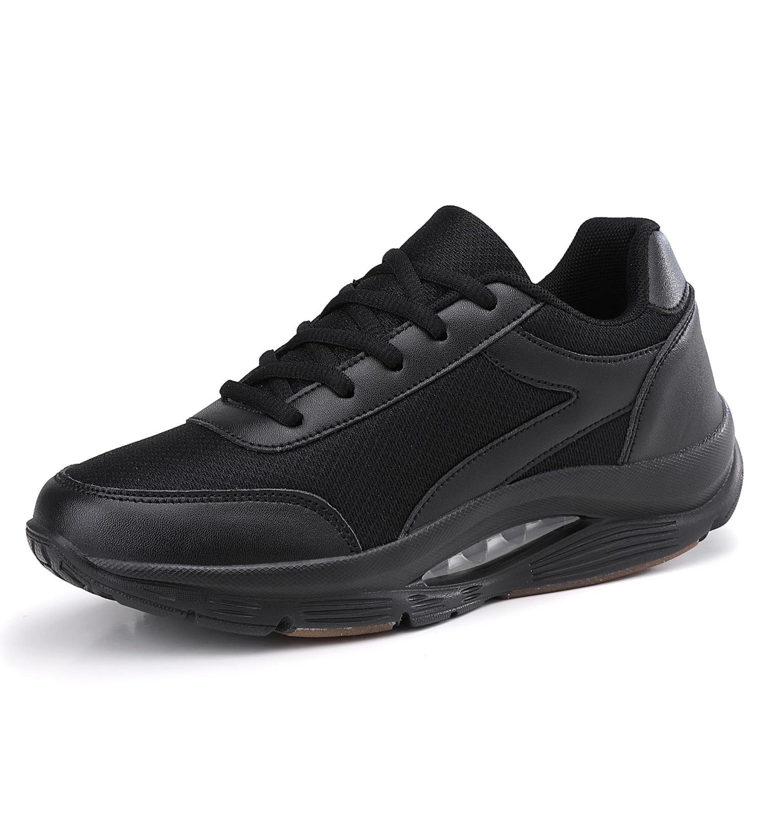 CXWRZB Women's Black Mesh Sneakers - Platform Wedge Heel Sporty Casual Walking Shoes 39 EU - Buy Online on GoSupps.com