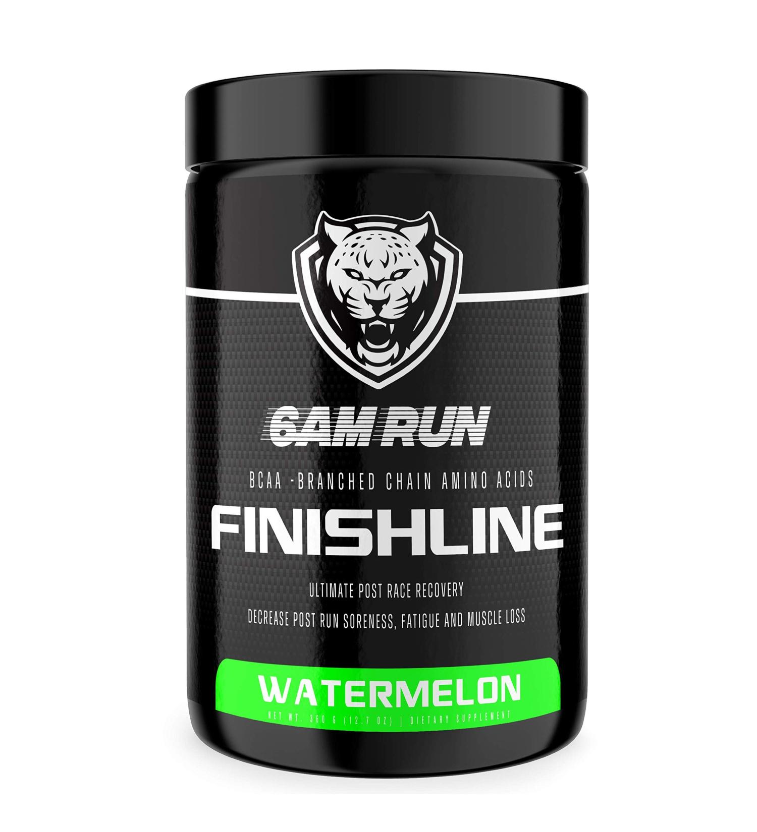 6AM RUN | Finishline | BCAA Powder Amino Energy | Post Run Recovery Drink | Branch Chain Amino Acids Powder | Heal and Recovery Powder | Keto Post Workout Powder | Watermelon BCAA Powder | 50 Scoops Watermelon Full Bottle - Buy Online on GoSupps.com