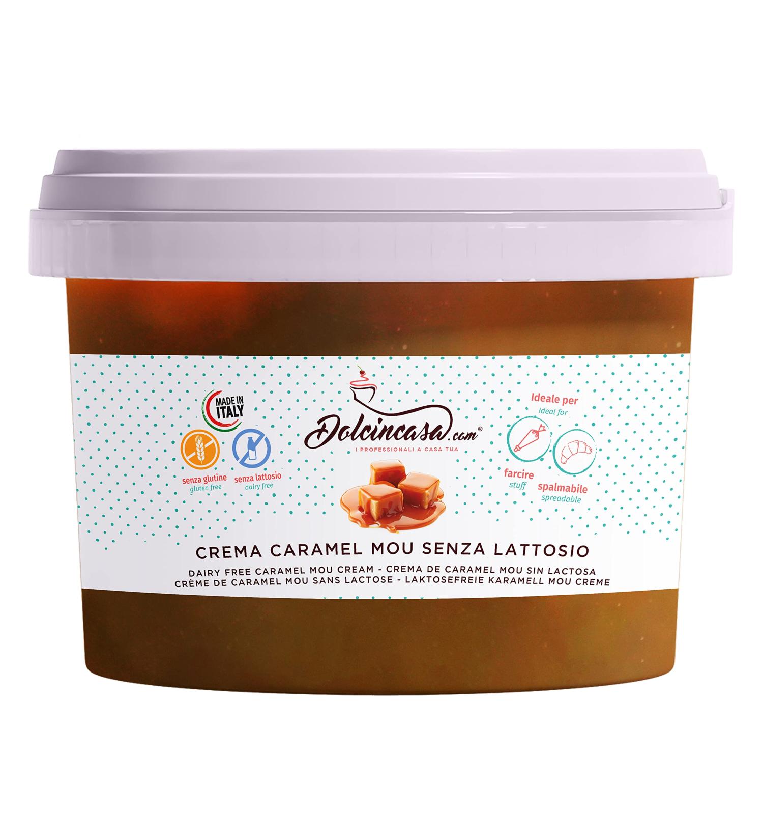 Ready-to-use Soft Caramel Spread Tasty soft versatile Family or professional environment Lactose-free and gluten-free desserts Topping Pack of 500 g. - Buy Online on GoSupps.com