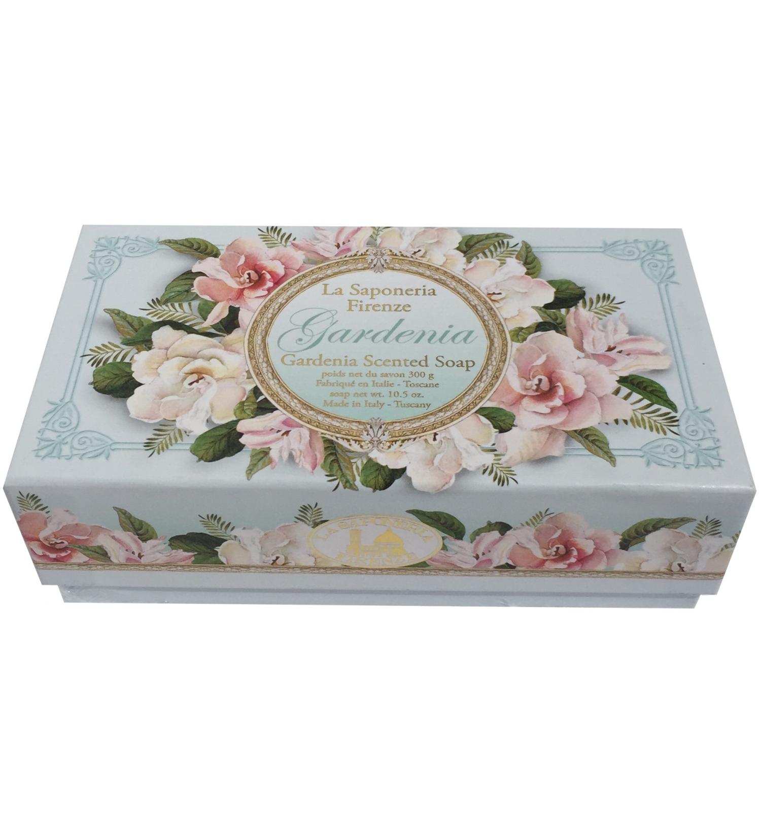 Buy La Saponeria Firenze Bath Soap - Italian Gardenia Spa Cleanser Made in Tuscany | 10.5 Ounce Decorative Bar - International Shipping - Buy Online on GoSupps.com