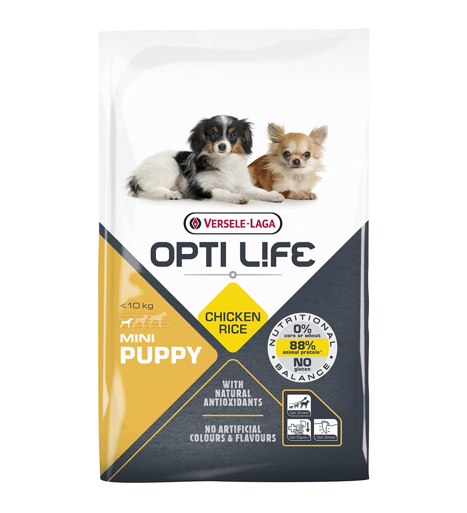 VERSELE-LAGA - Opti Life Puppy Mini - Puppy Food - Small Breeds - 7.5kg - Buy Online on GoSupps.com