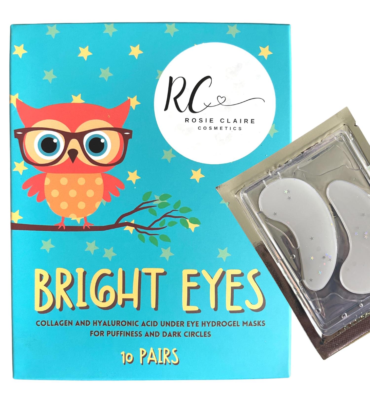 Bright Eyes Collagen & Hyaluronic Acid Under Eye Hydrogel Patches - Reduce Dark Circles Puffiness & Crows Feet | Shop Internationally - Buy Online on GoSupps.com