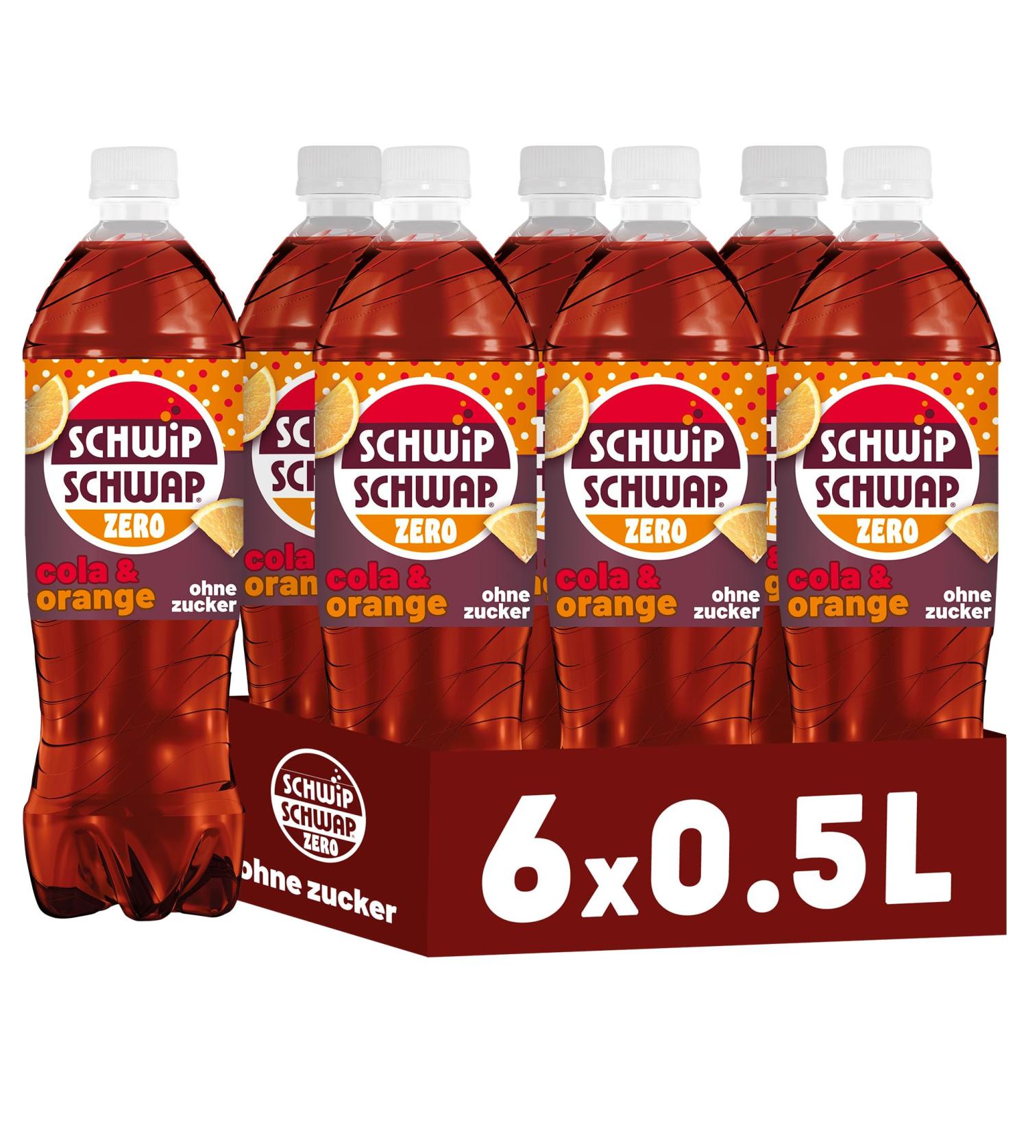 Buy SCHWIPSCHWAP Without Sugar - Disposable (6 x 0.5L) | International Shipping Available - Buy Online on GoSupps.com