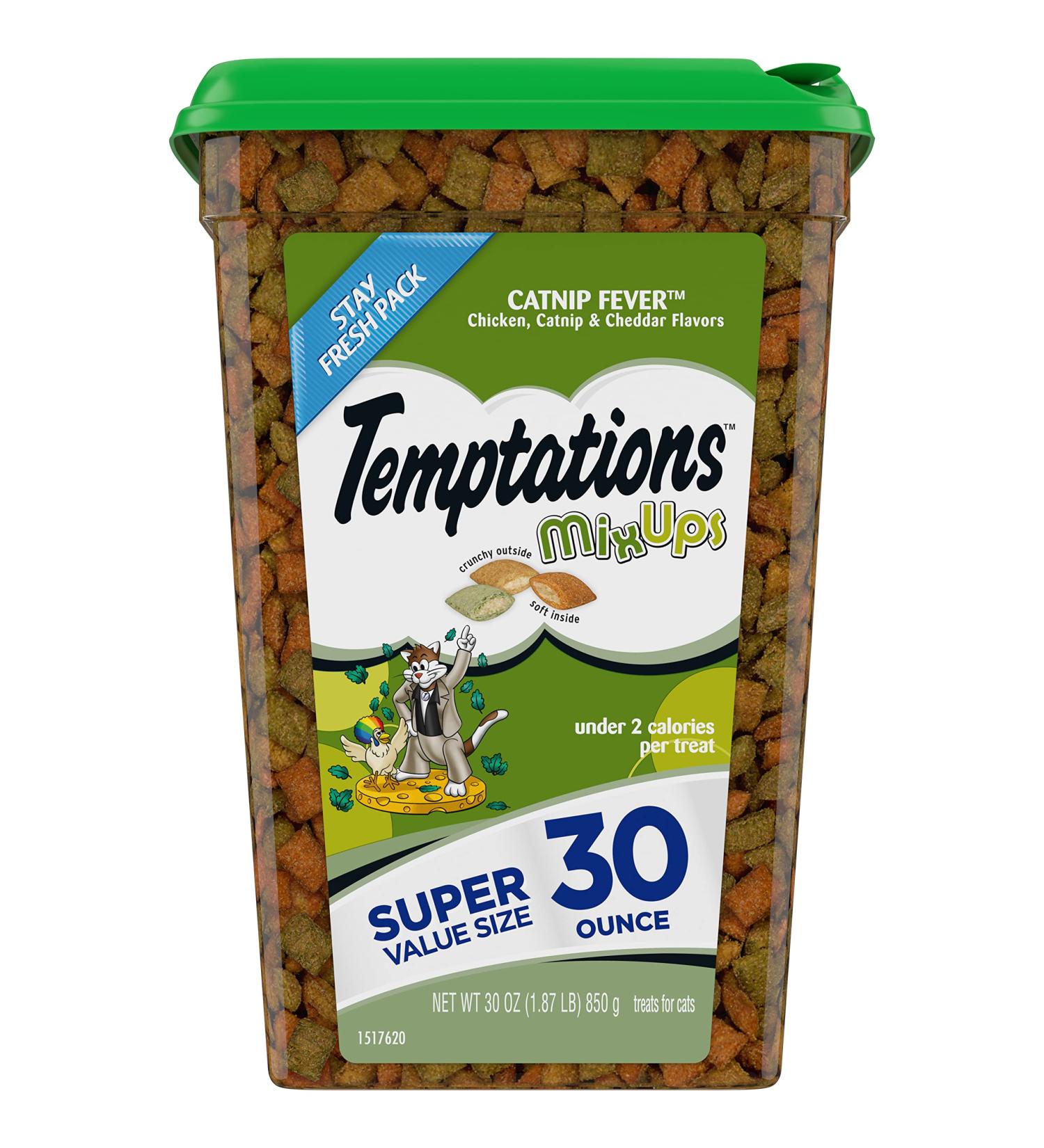 Temptations Cat Treats 1ct - Catnip Fever | Irresistible Cat Snack - Buy Online on GoSupps.com