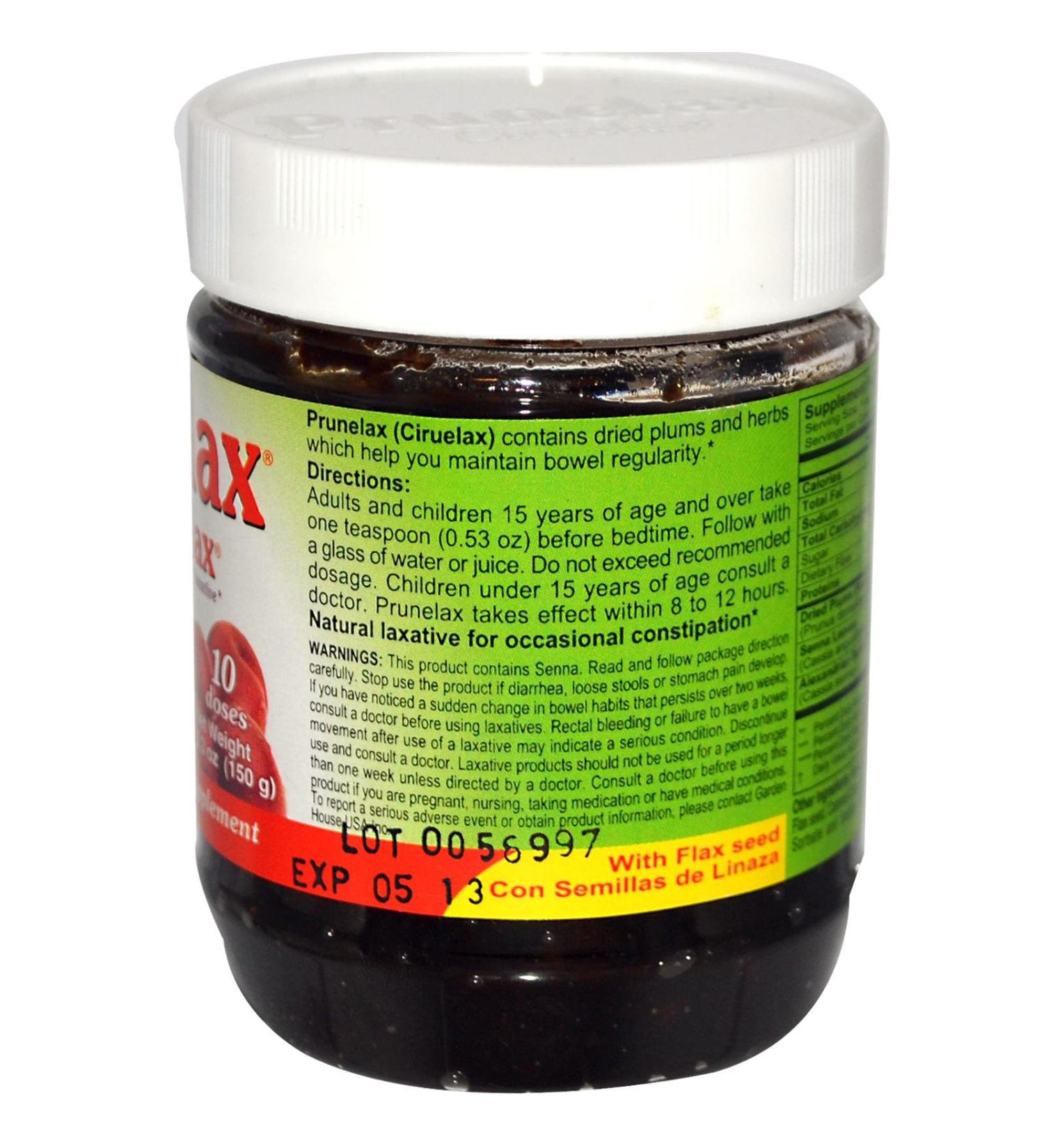 Ciruelax Laxative Jam 5.30 Ounces