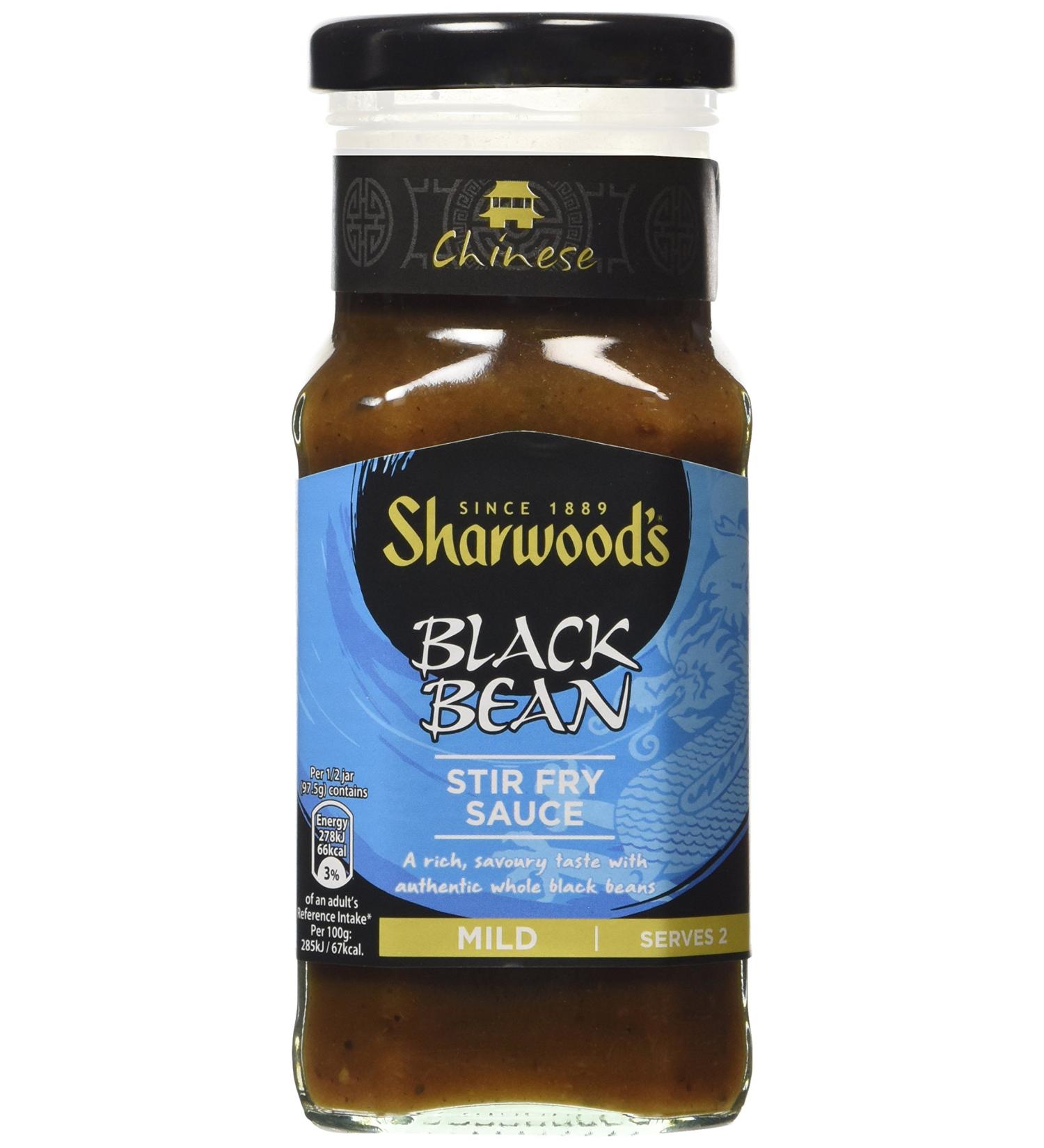 Sharwood's Stir Fry Sauce - Black Bean (195g) - Buy Online on GoSupps.com