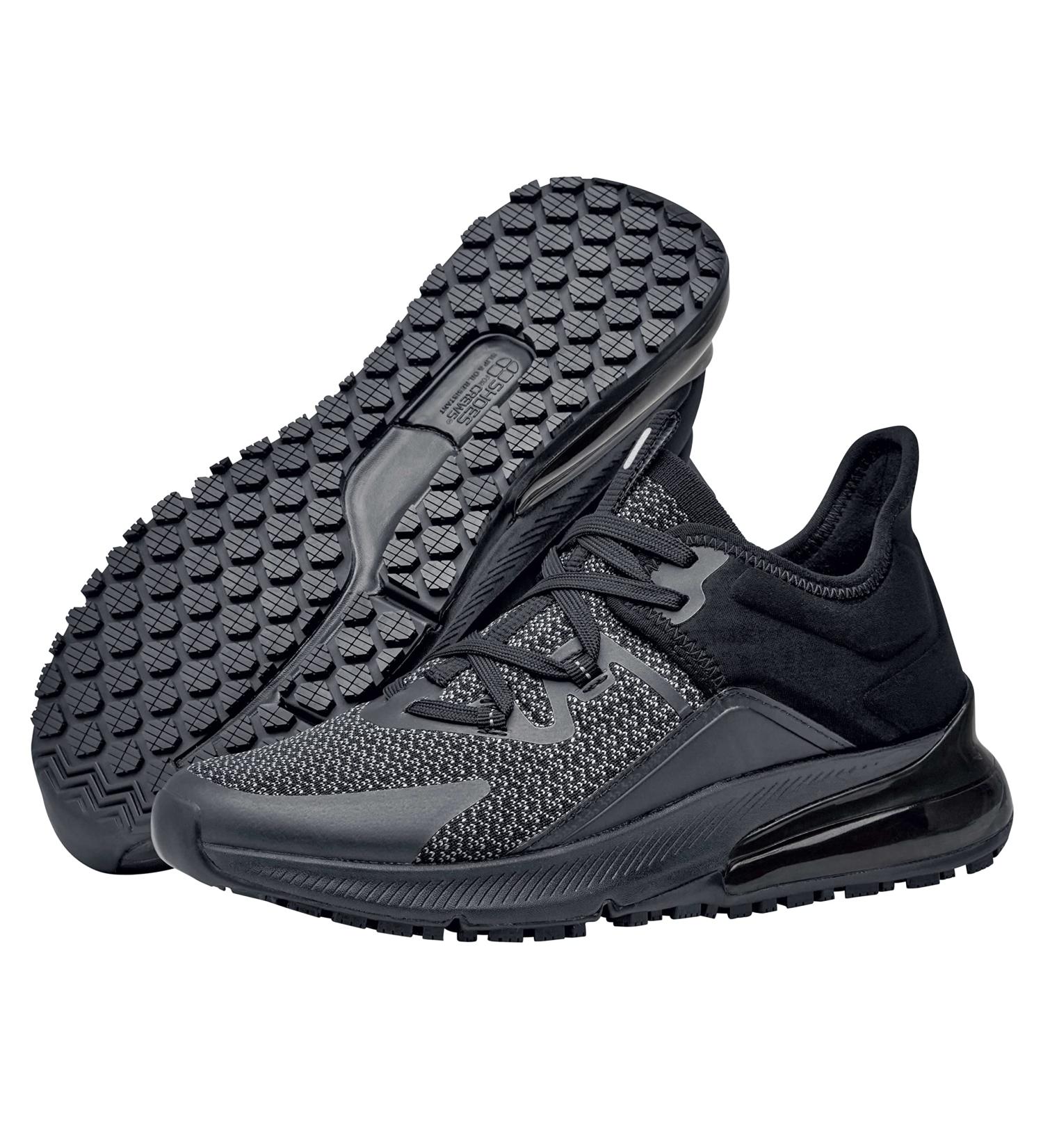 Shoes for Crews Gia Women's Slip Resistant Work Shoes - Black, Size 9 - Buy Online on GoSupps.com