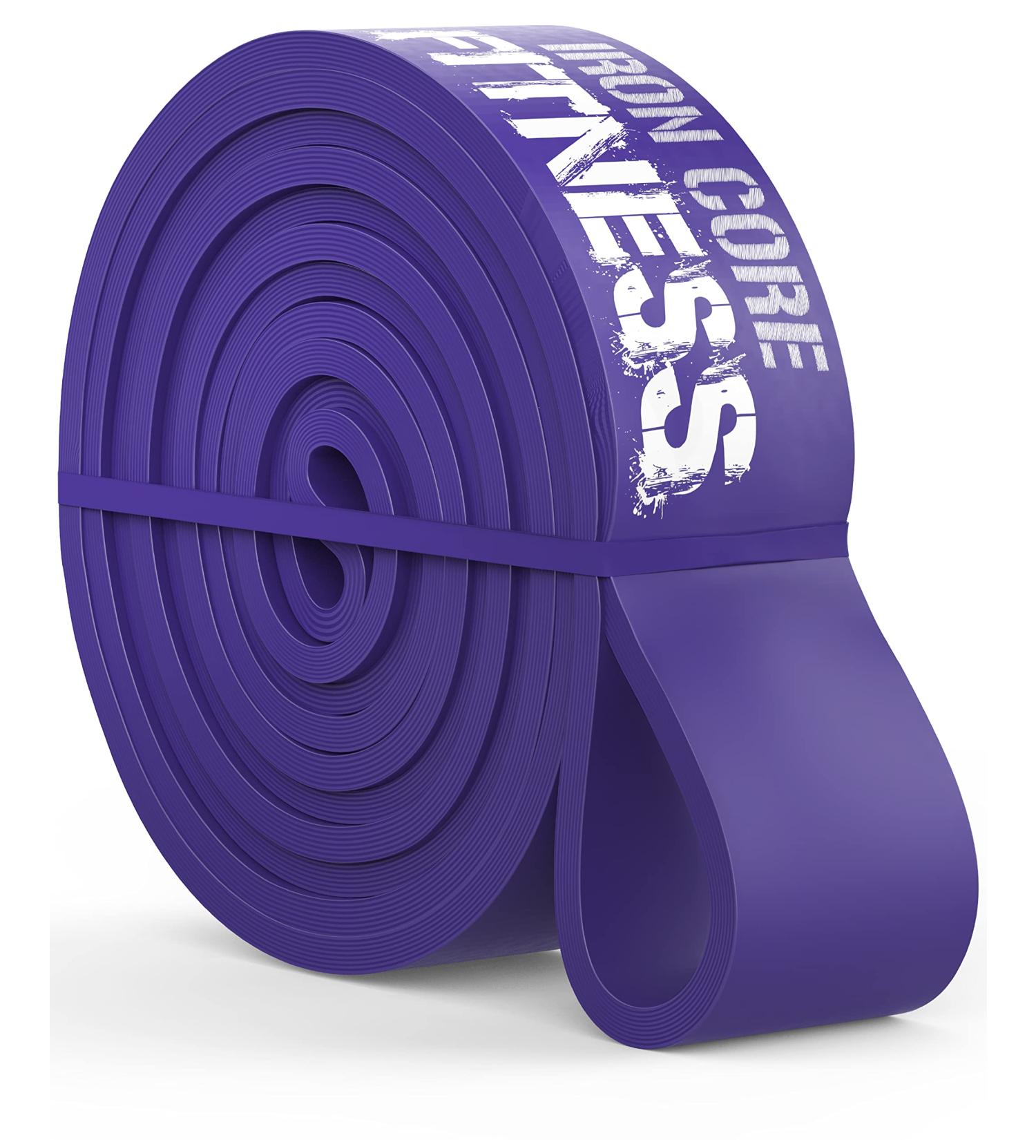 Iron Core Fitness Resistance Bands #4 Purple - Pull Up Assist for Strength & Flexibility Training at Home or Gym - Buy Online on GoSupps.com
