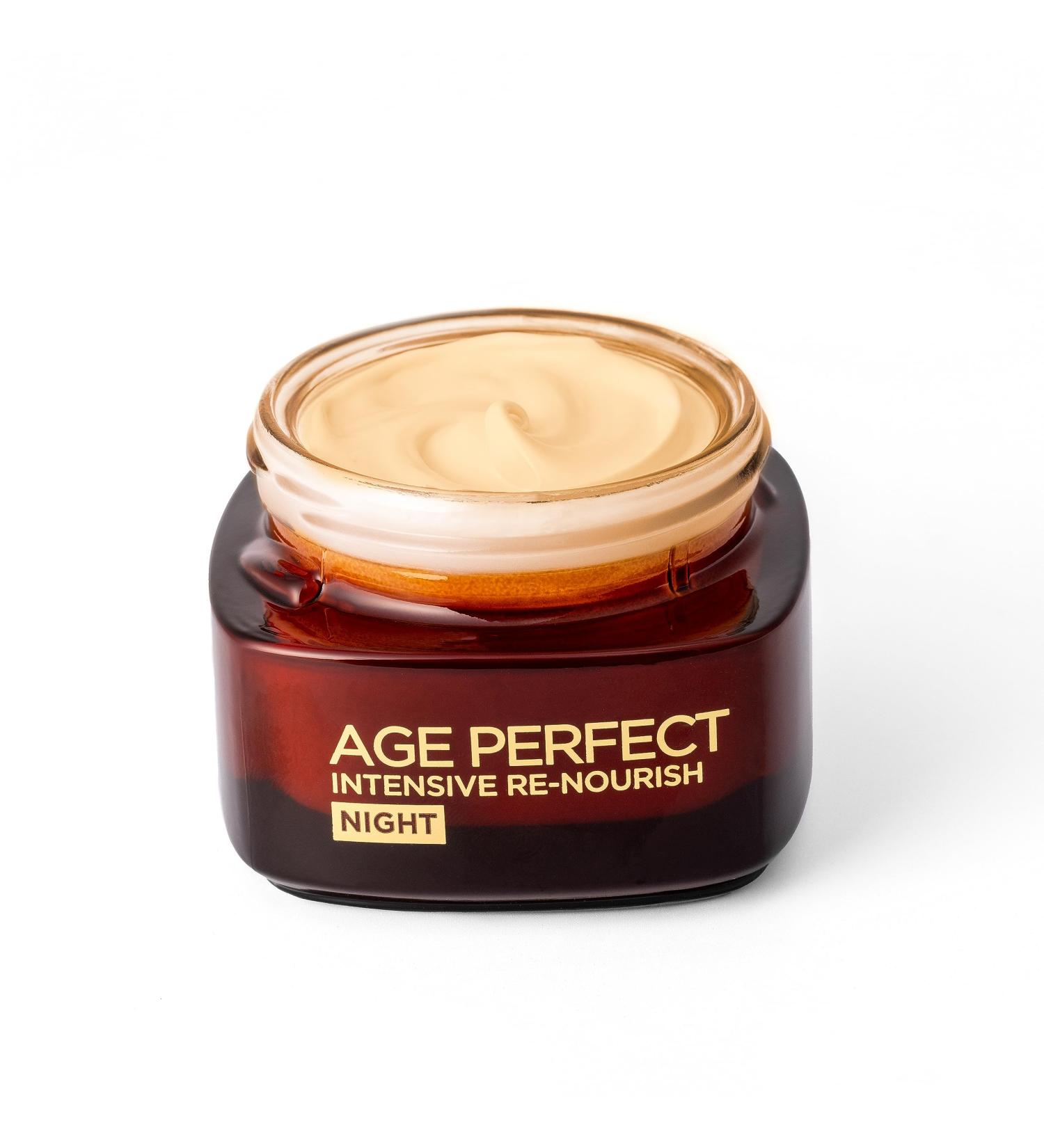 L Or al Paris Age Perfect Intensive Re-Nourish Night Cream 50+ Restores Skin Barrier Function Moisturises and Smooths Skin Manuka Honey and Calcium B5 50ml - Buy Online on GoSupps.com