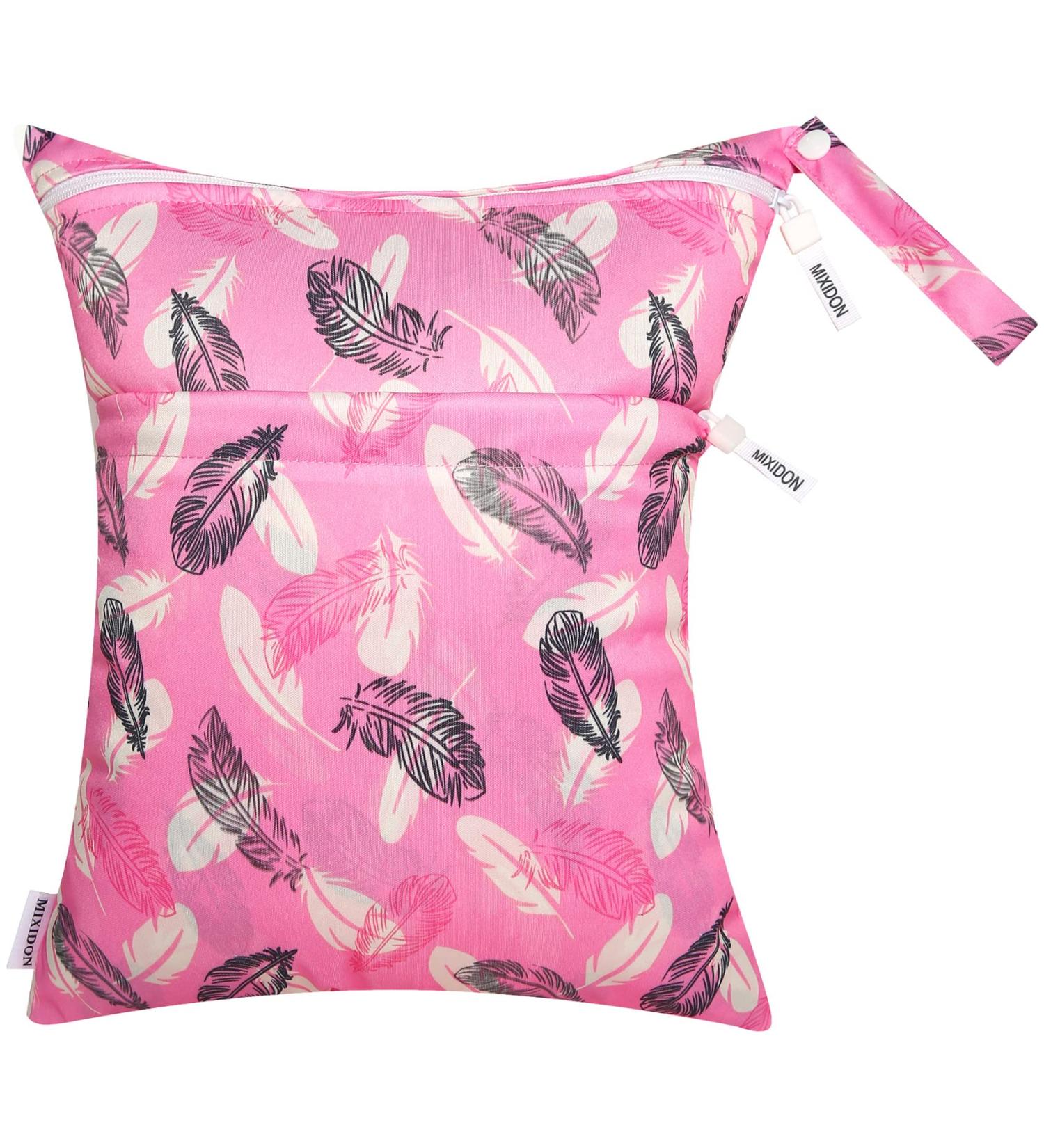 MIXIDON Waterproof Wet Dry Bag for Swimsuits & Cloth Nappies | Baby Items Organizer Bag | Pattern 7 - Buy Online on GoSupps.com